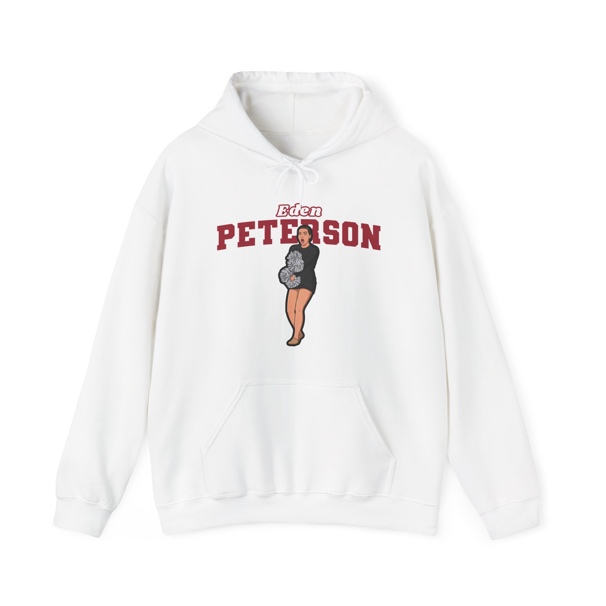 Hoodie — character_name_arch in White