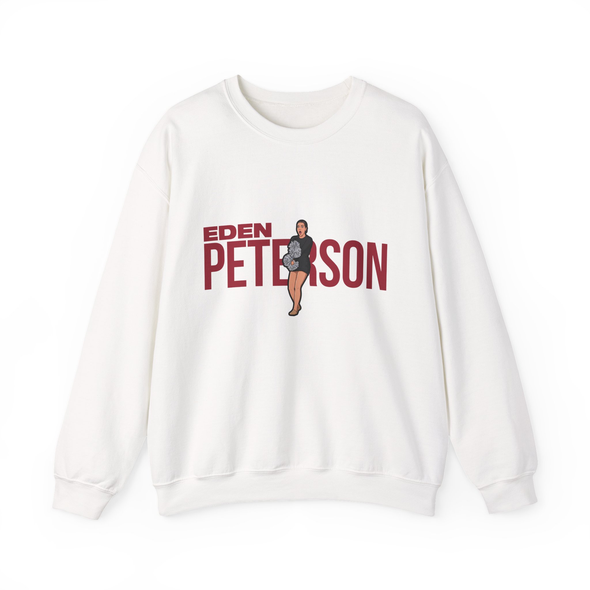 Crewneck Sweatshirt — character_player_name in White