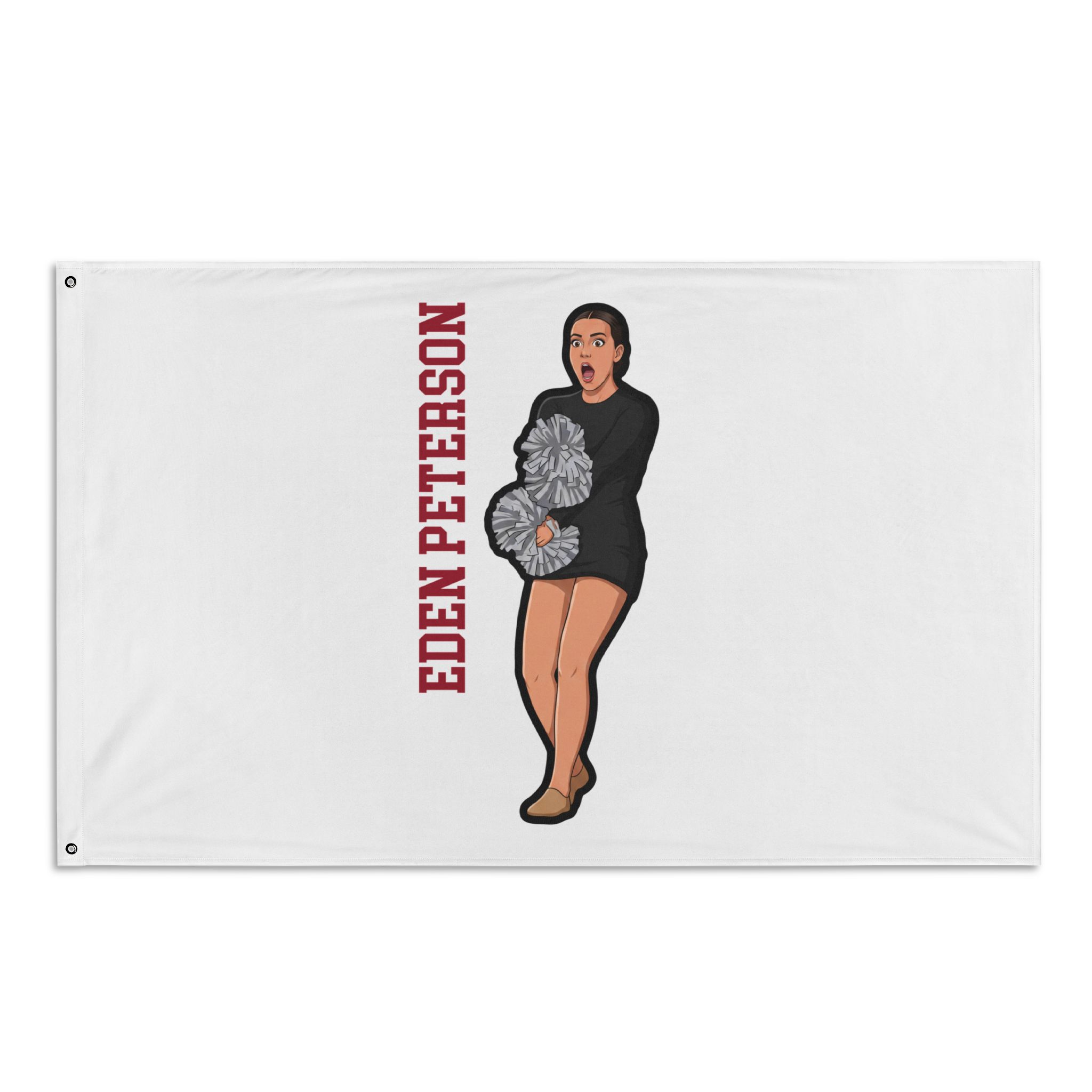 Flag (35 × 56 in) — character_name_vertical in Classic