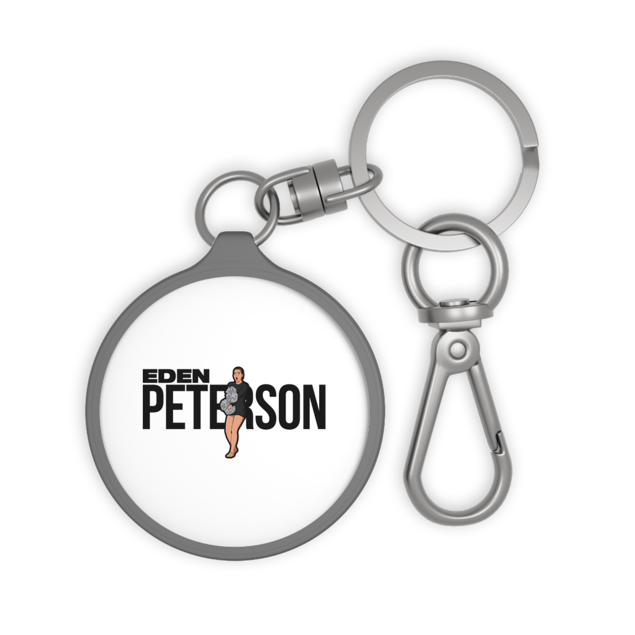 Keychain — character_player_name in Grey