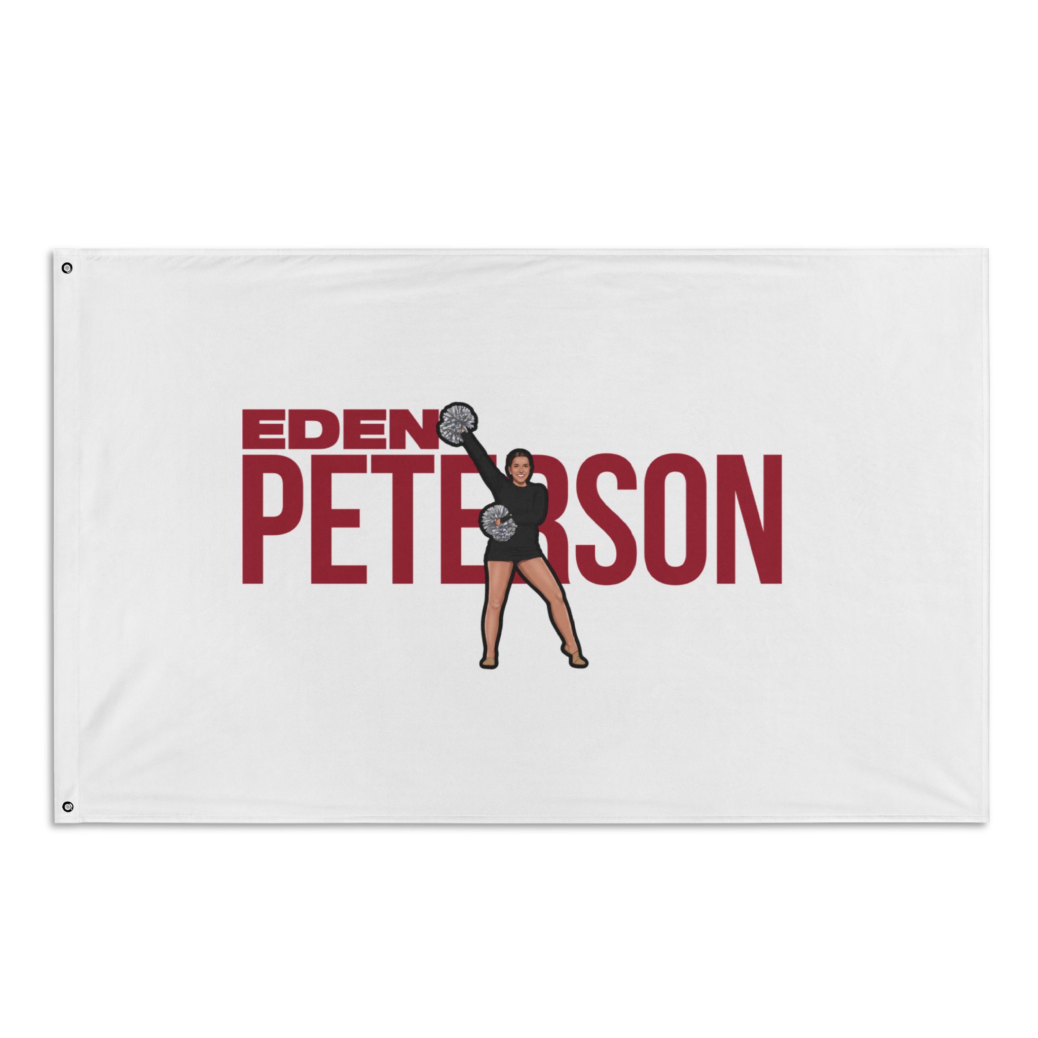 Flag (35 × 56 in) — character_player_name in Classic
