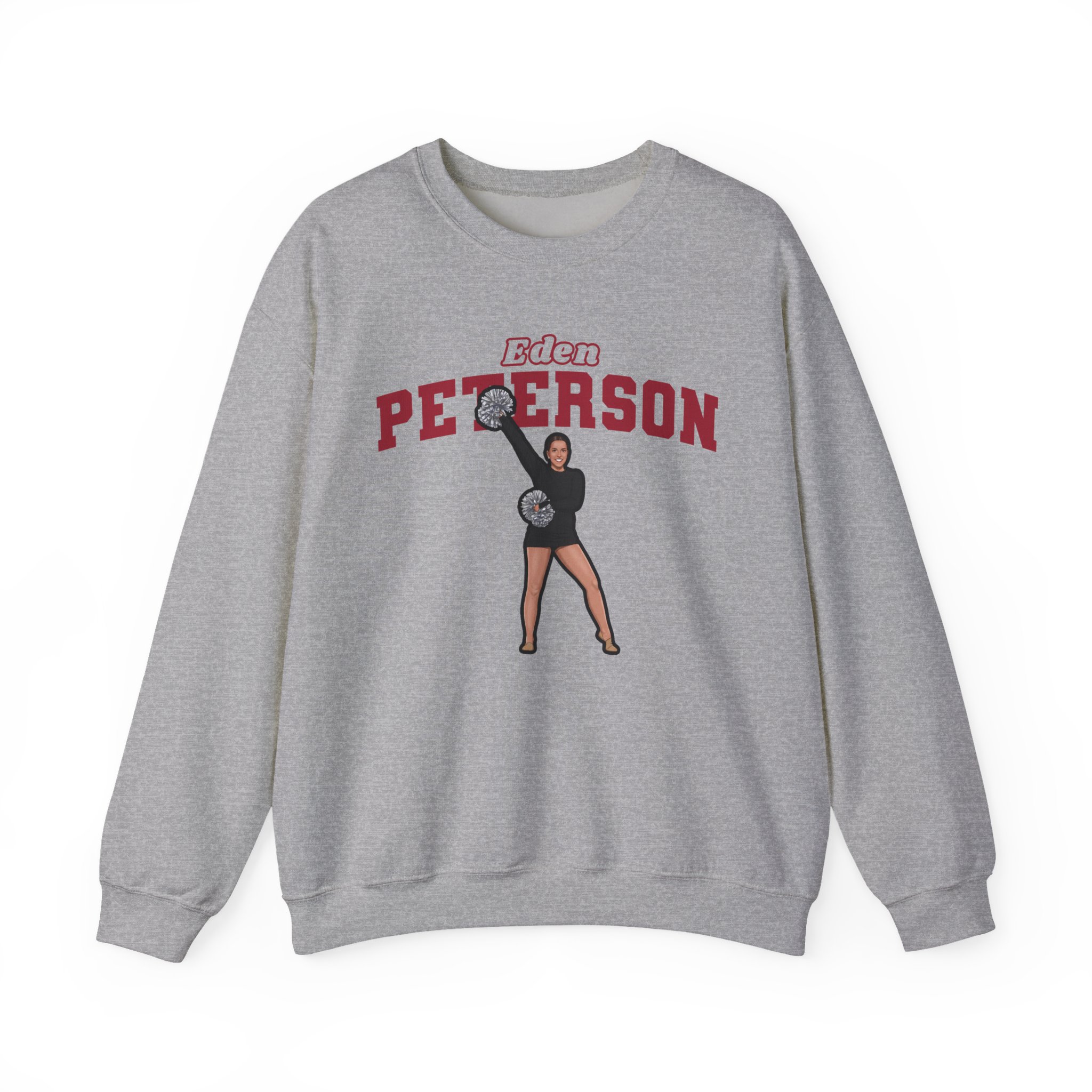 Crewneck Sweatshirt — character_name_arch in Grey