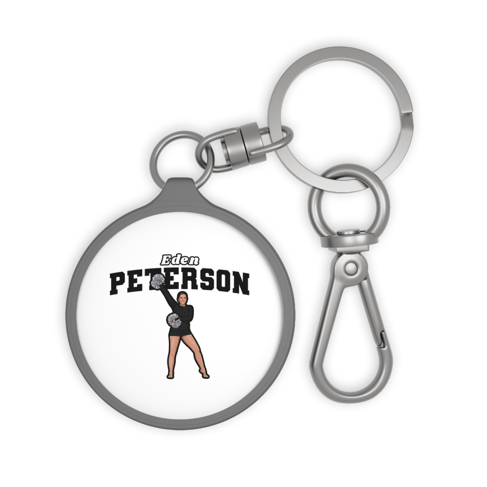 Keychain — character_name_arch in Grey