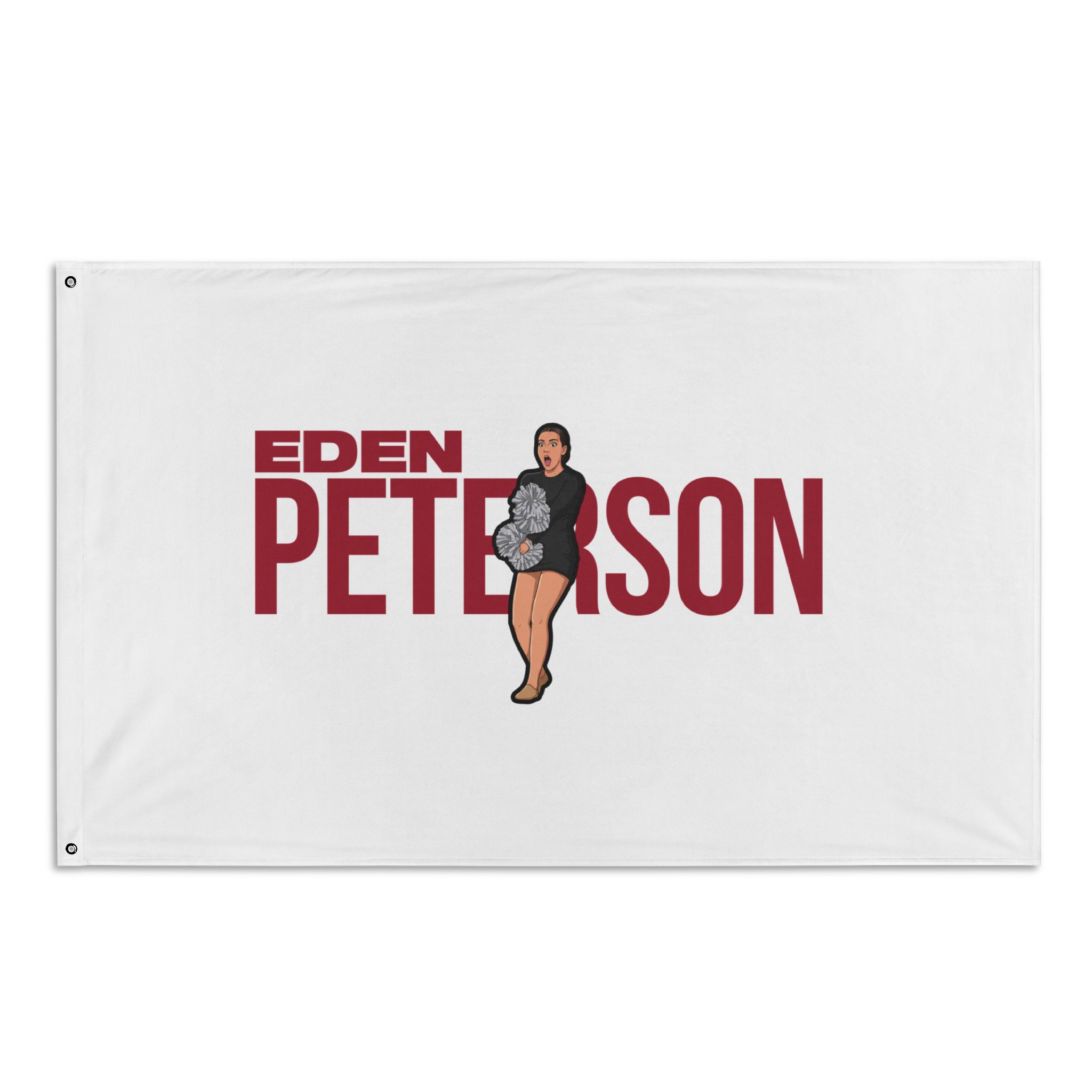 Flag (35 × 56 in) — character_player_name in Classic