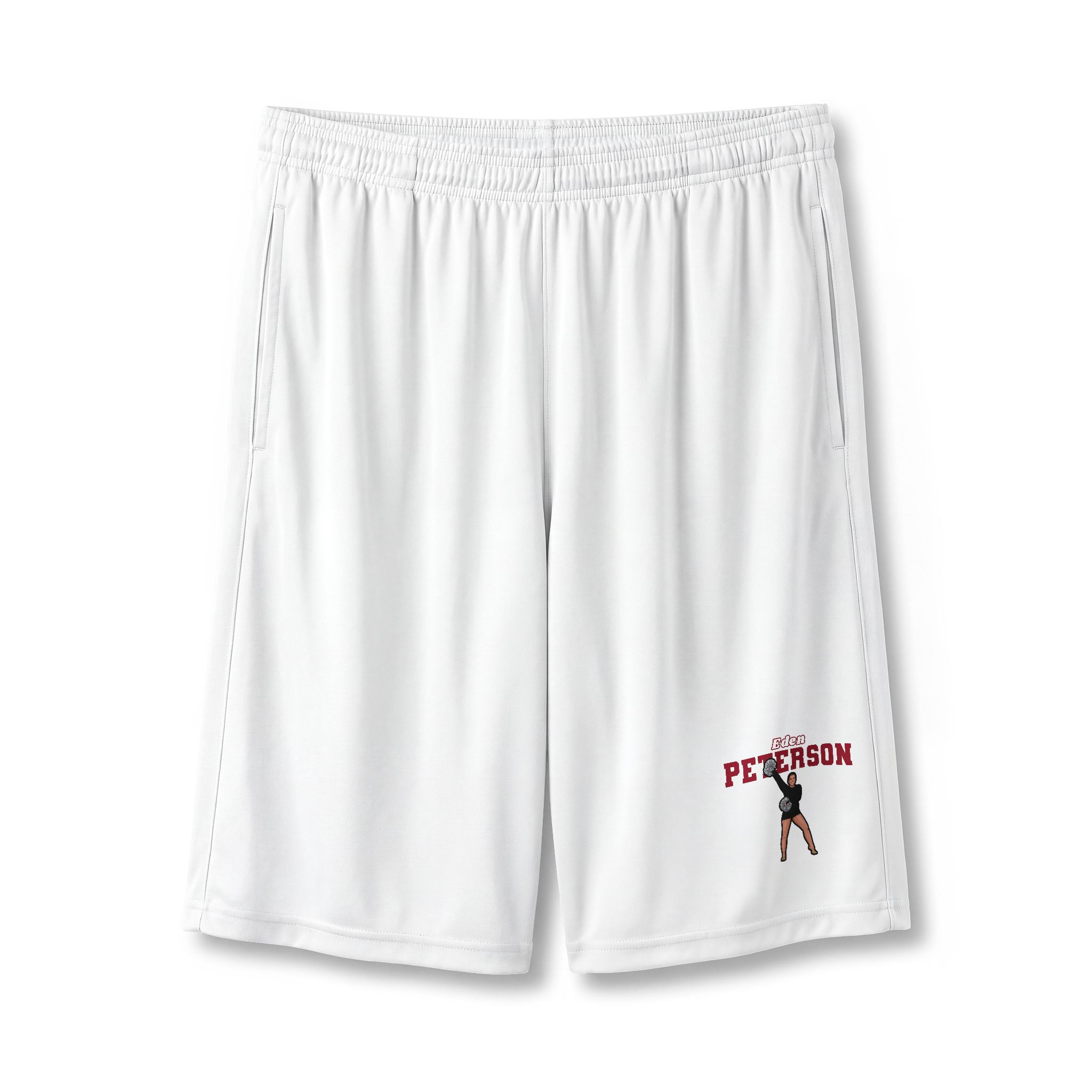 Shorts — character_name_arch in White