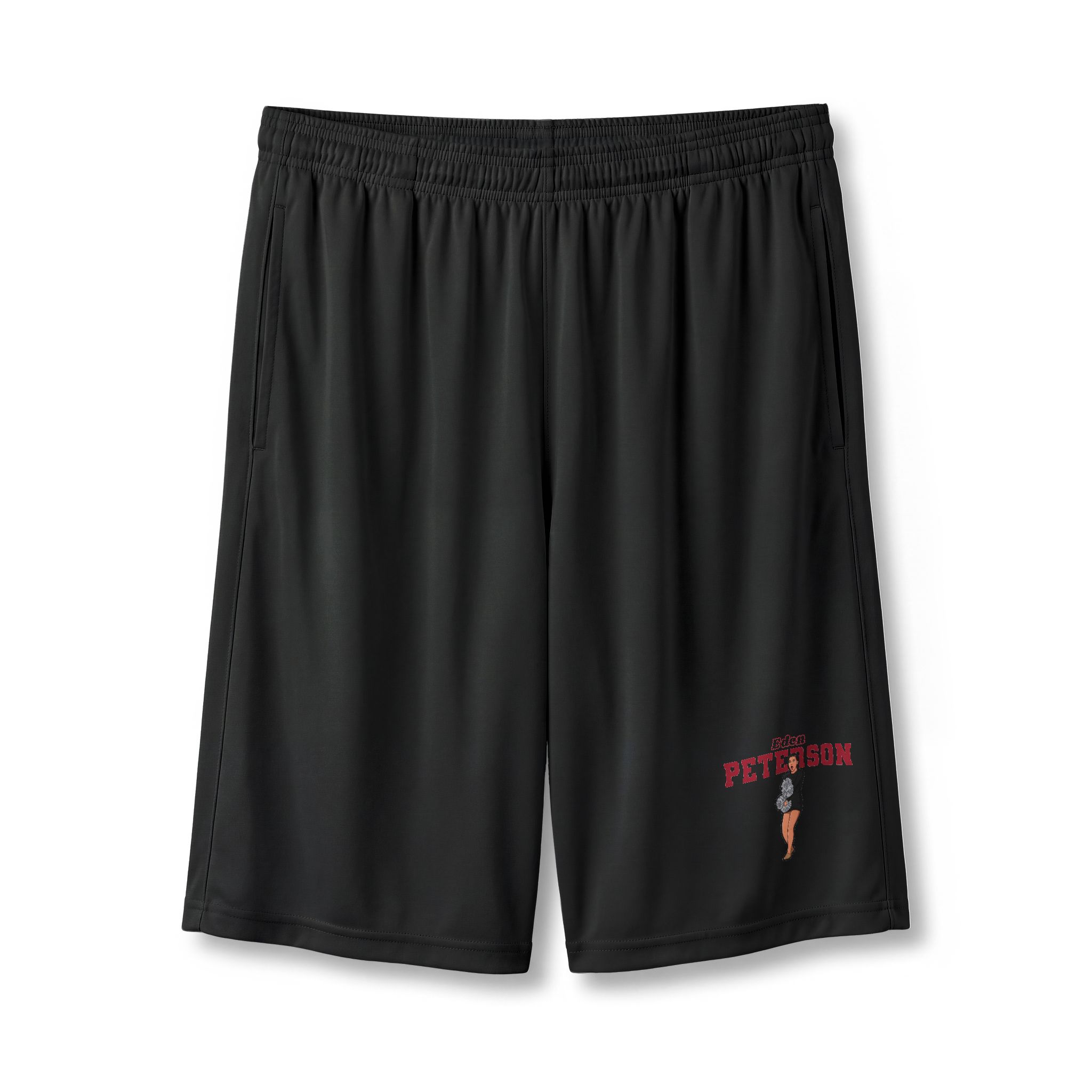 Shorts — character_name_arch in Black