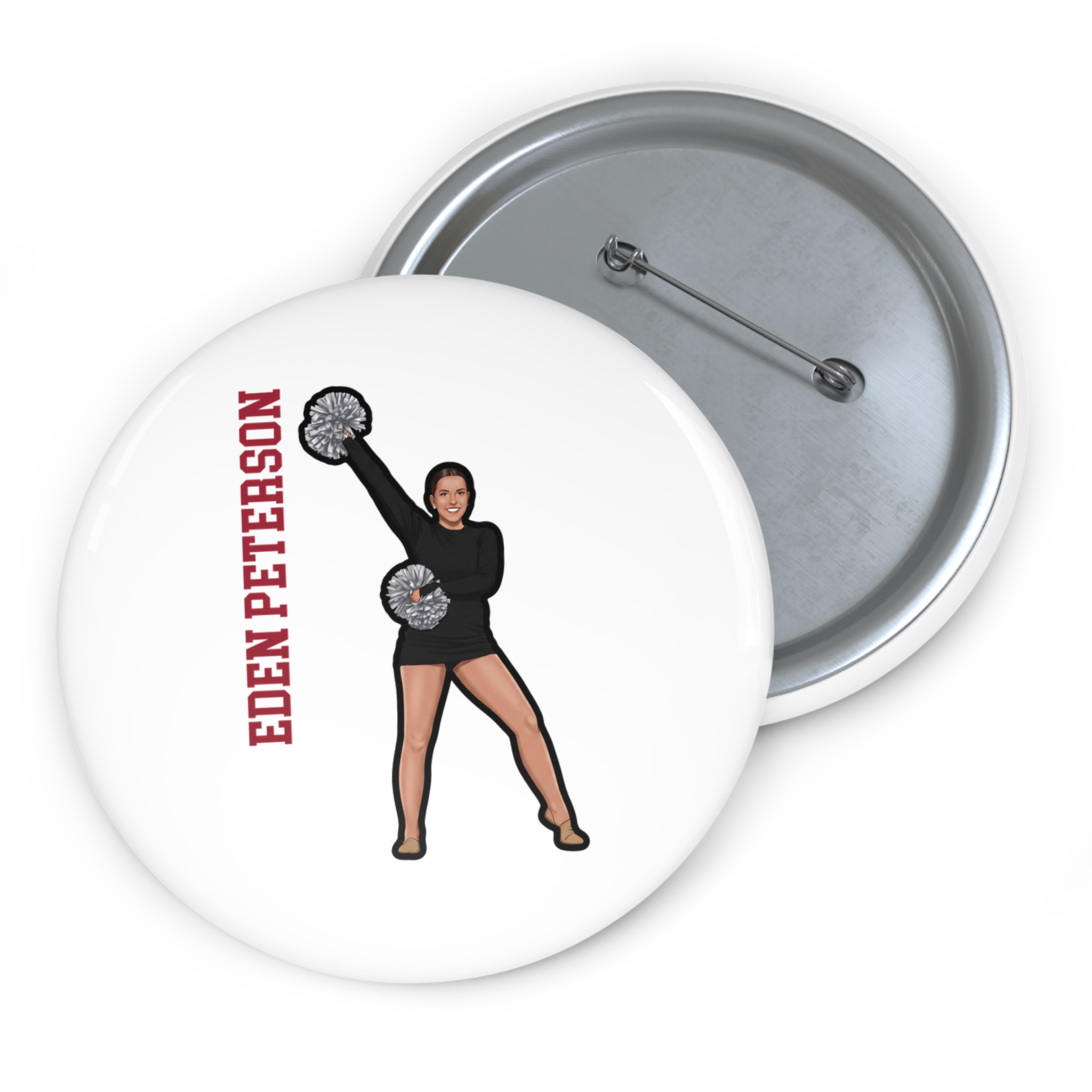 Game Day Pin — character_name_vertical in Classic