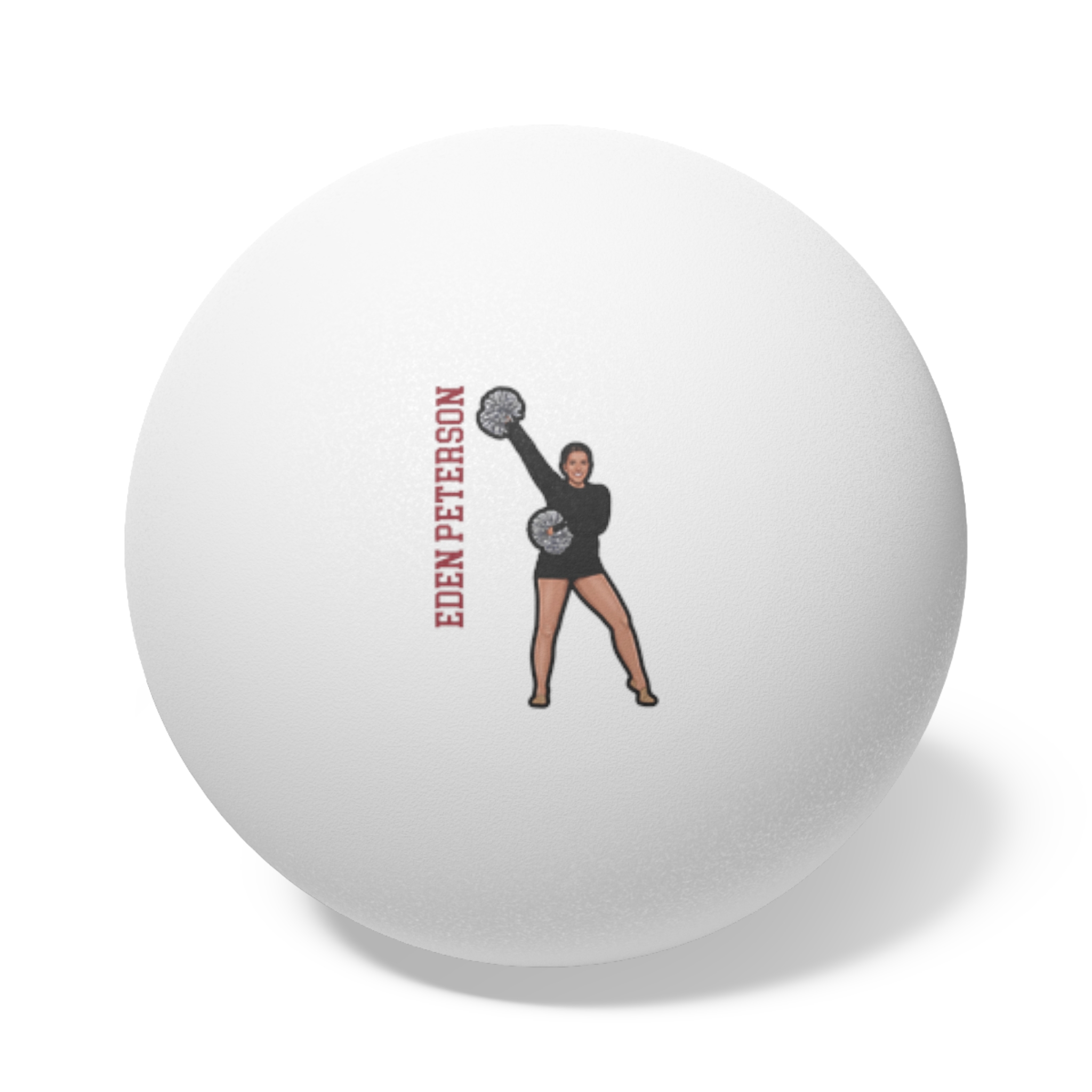 Ping Pong Balls, 6 pcs — character_name_vertical in White