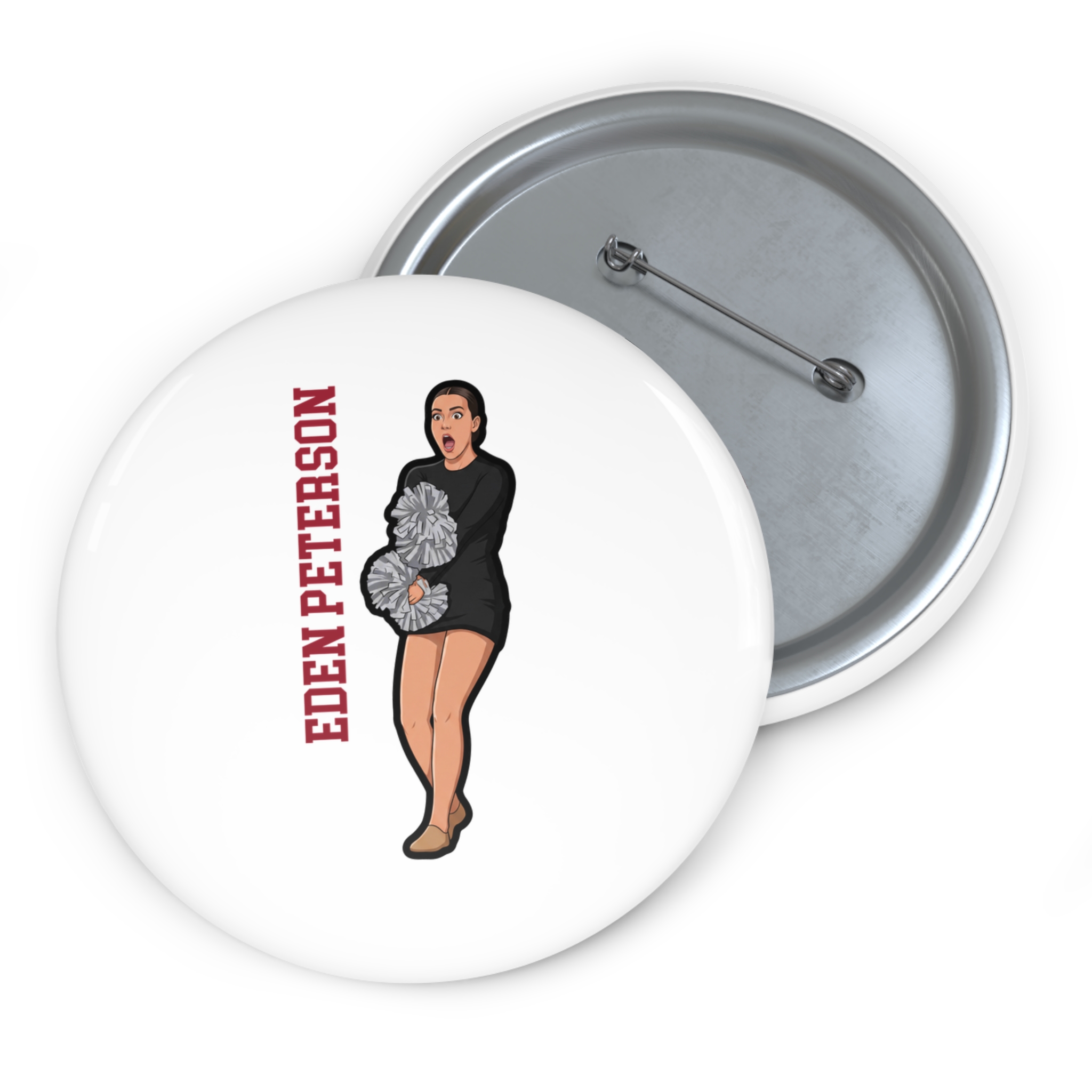 Game Day Pin — character_name_vertical in Classic