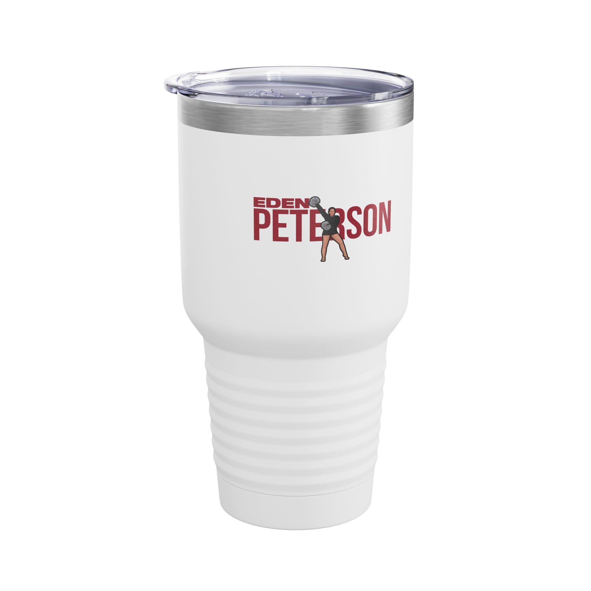 30oz Tumbler — character_player_name in White