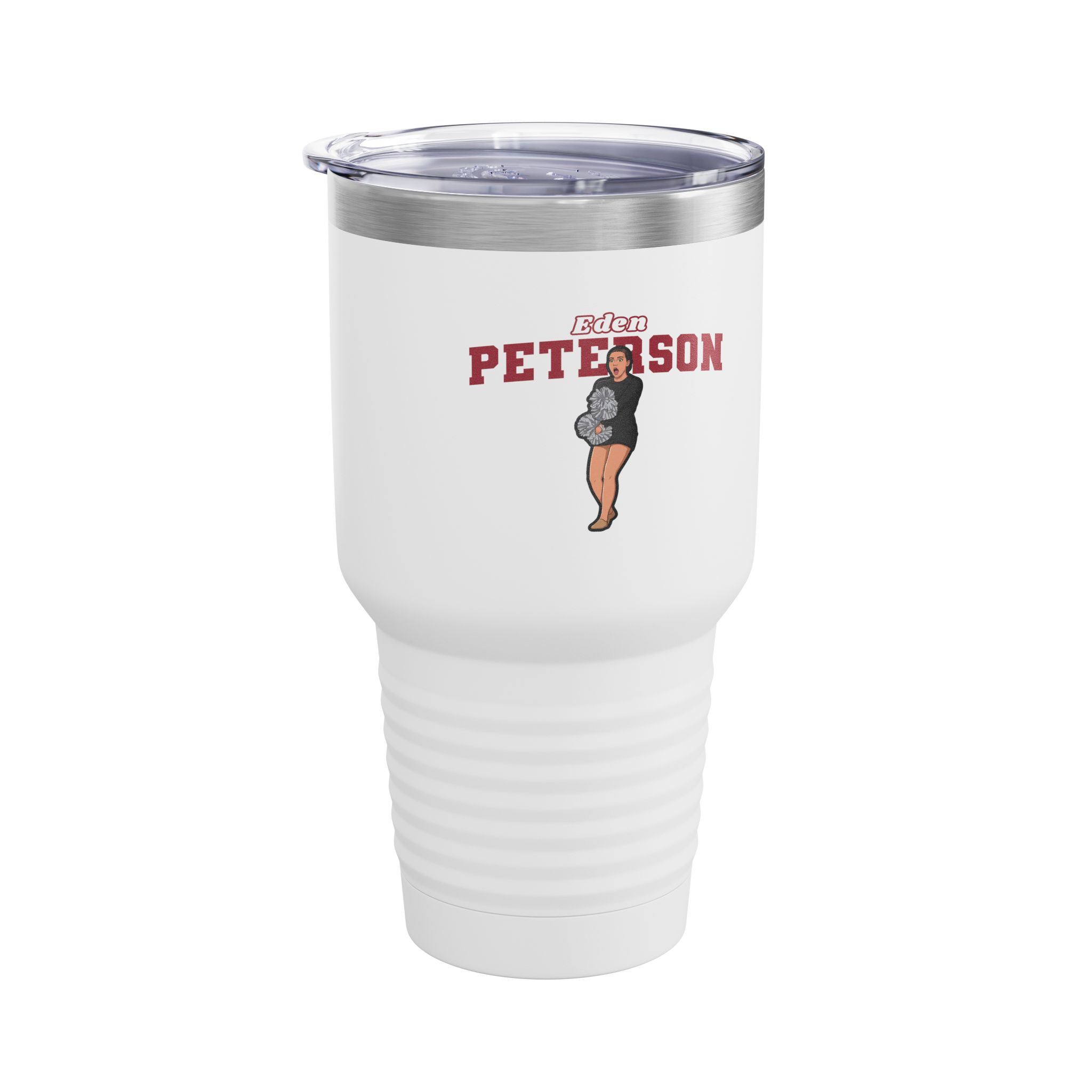 30oz Tumbler — character_name_arch in White