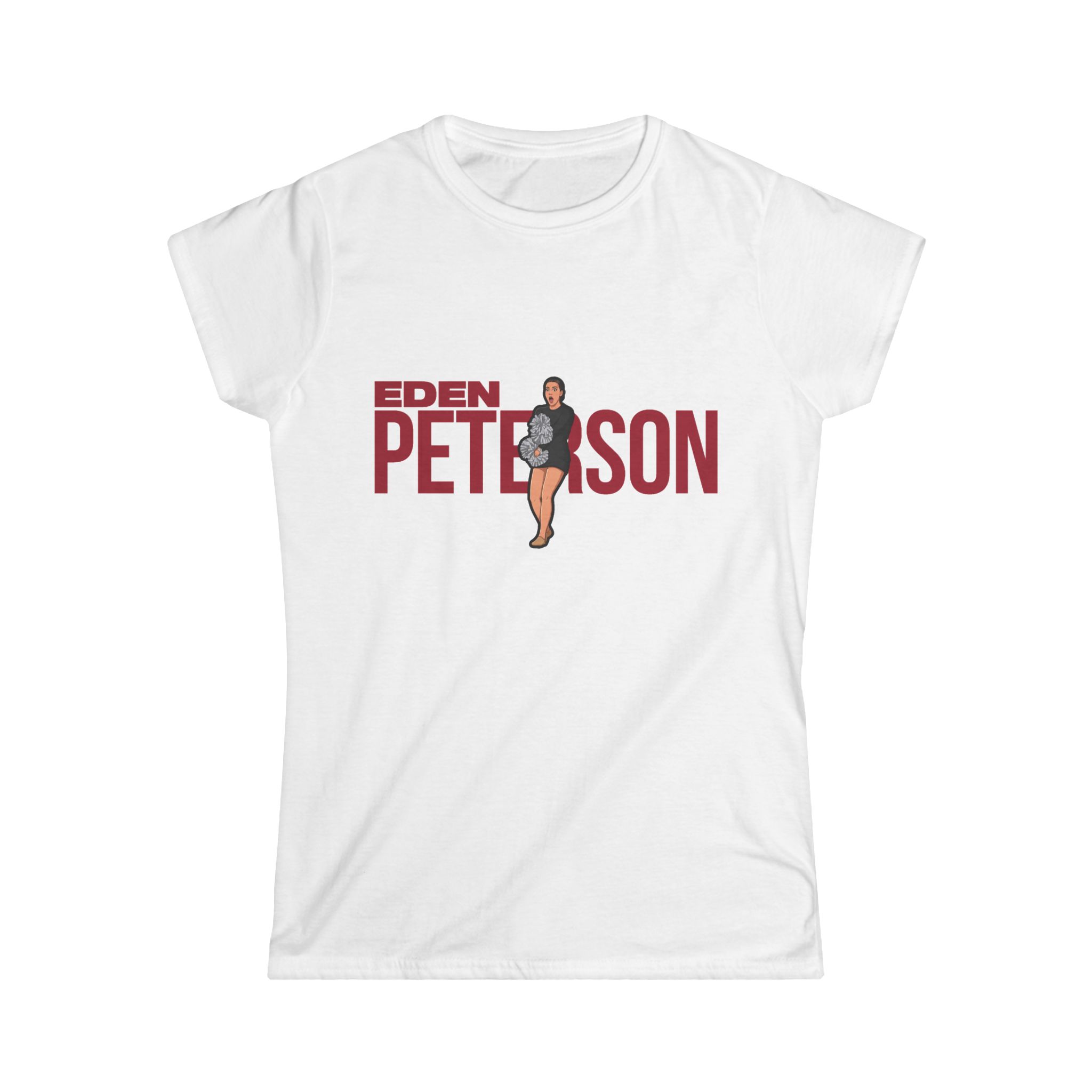 Women's Softstyle Tee — character_player_name in White
