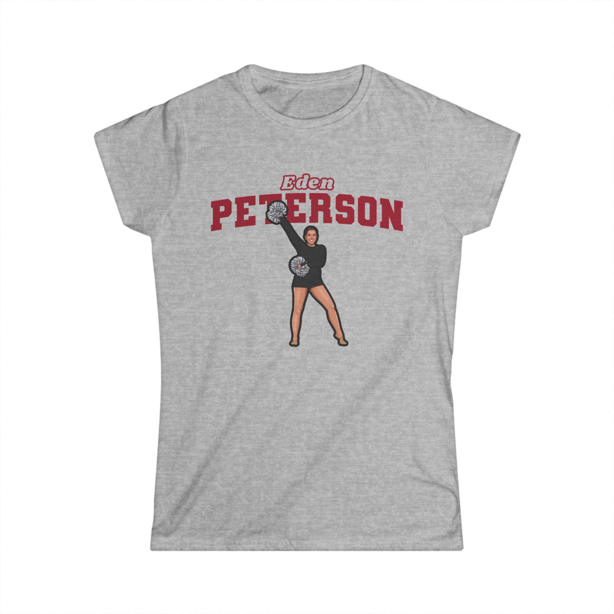 Women's Softstyle Tee — character_name_arch in Grey
