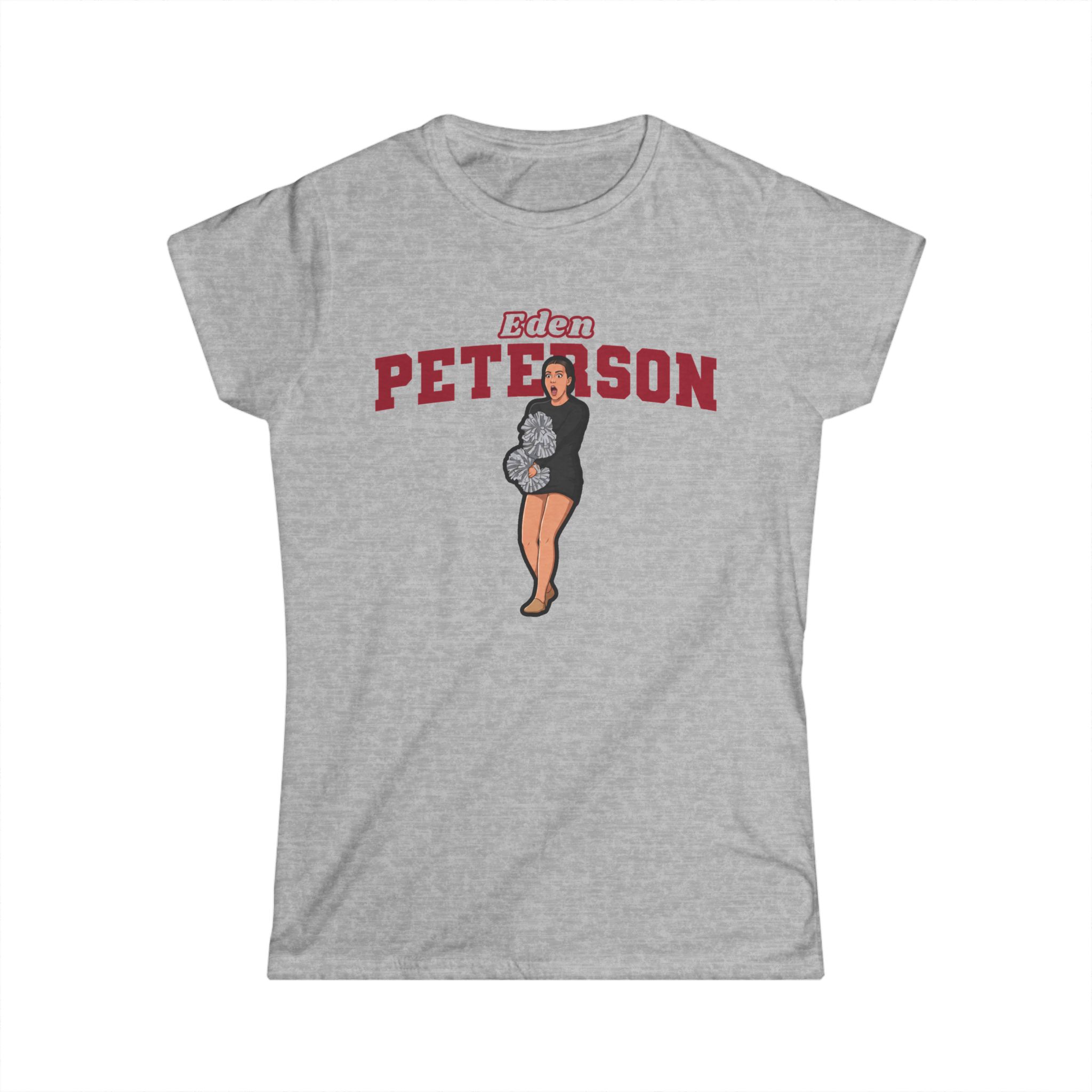 Women's Softstyle Tee — character_name_arch in Grey