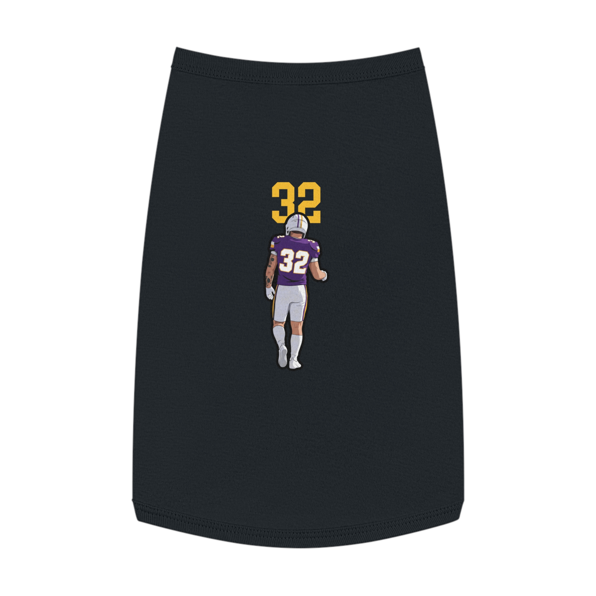 Pet Tank Top — character_number_top in Black