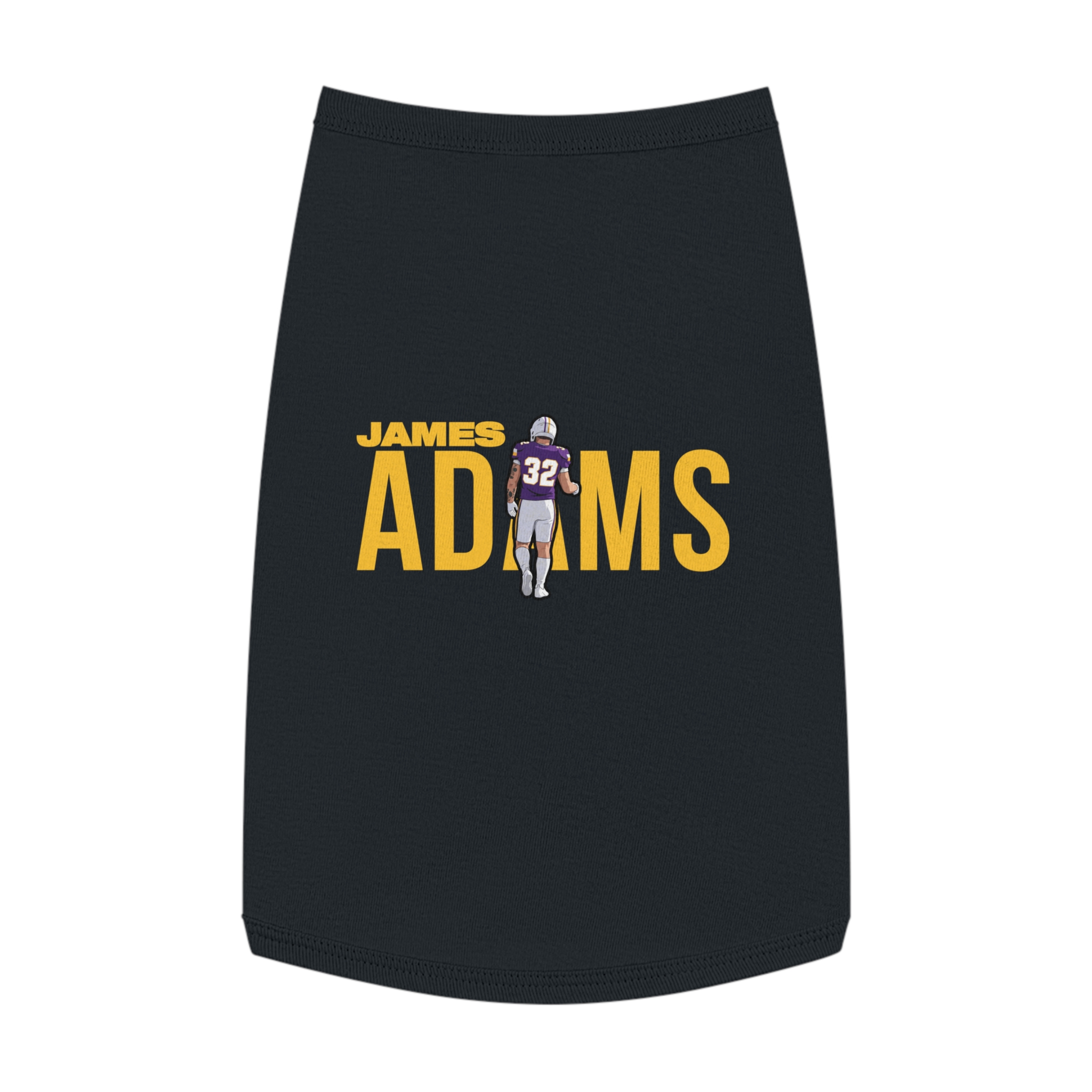 Pet Tank Top — character_player_name in Black
