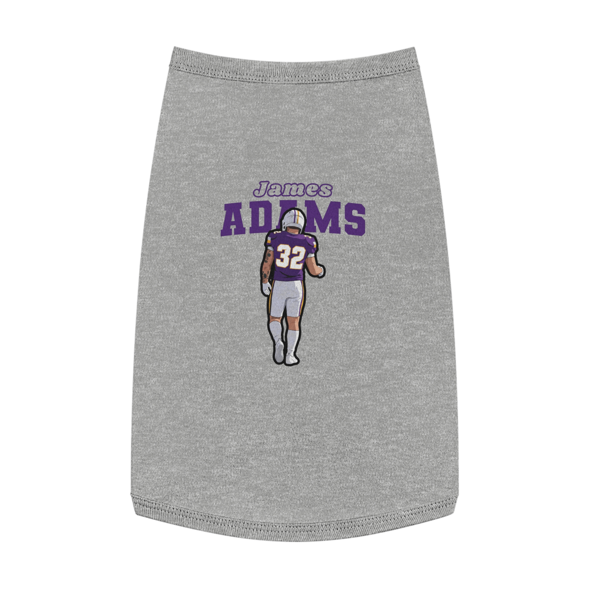 Pet Tank Top — character_name_arch in White