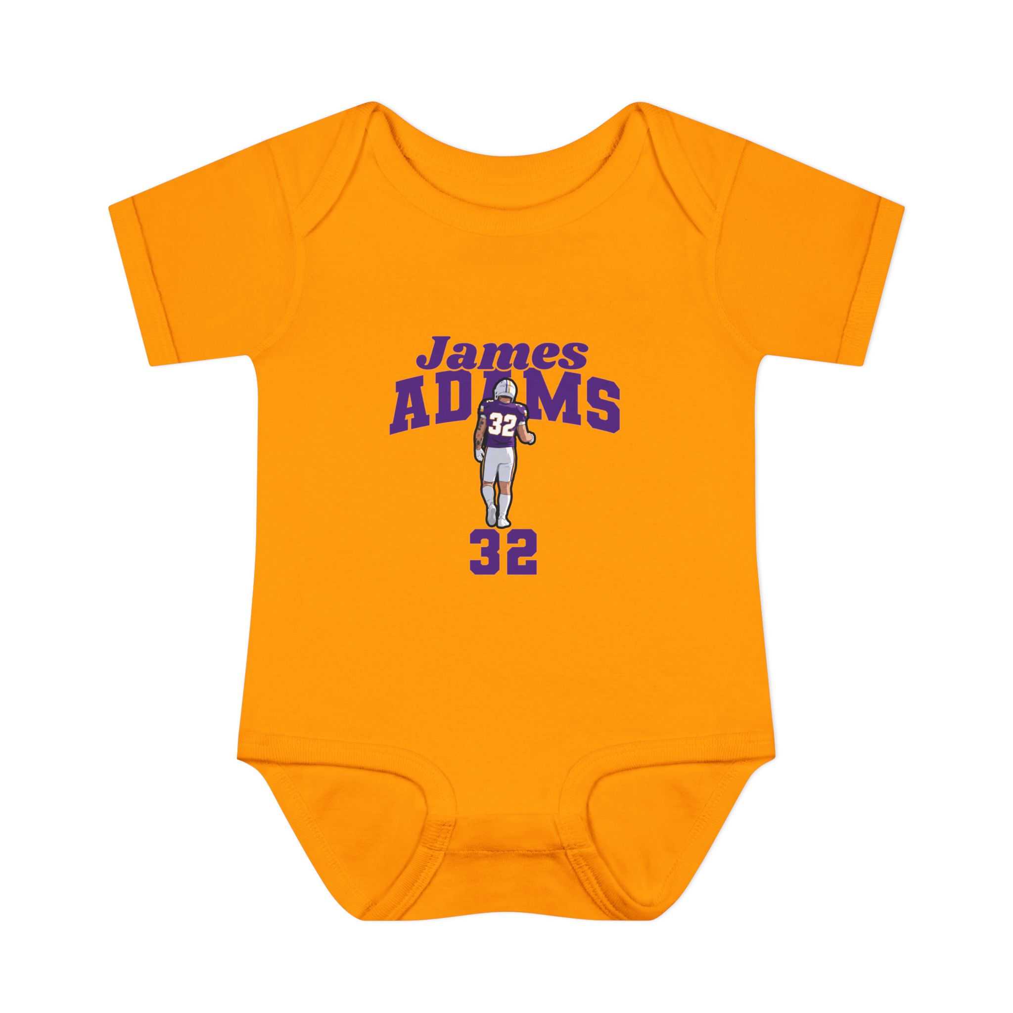 Baby Onesie — character_signature_arch in Gold