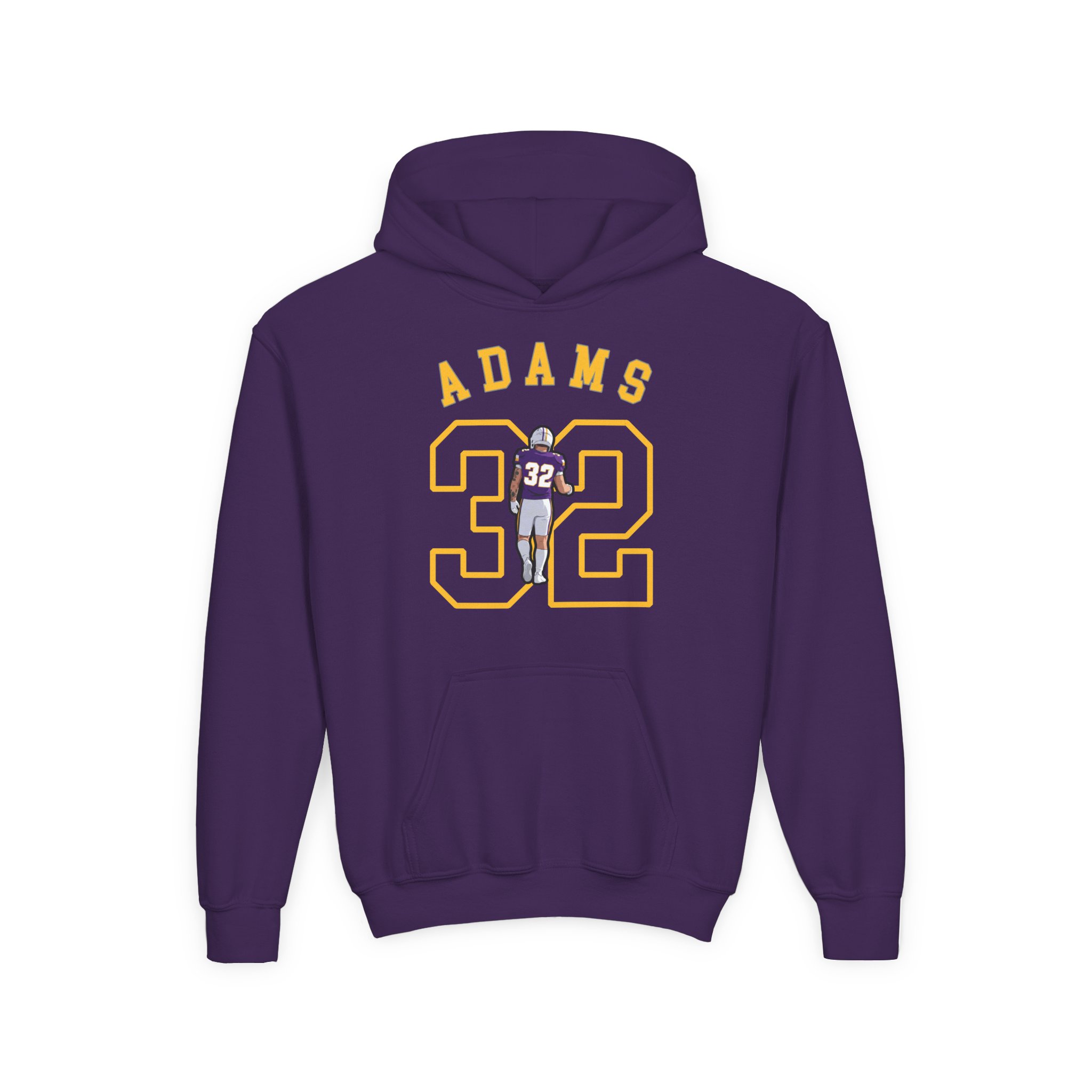 Youth Hoodie — character_shirsey_arch in Purple