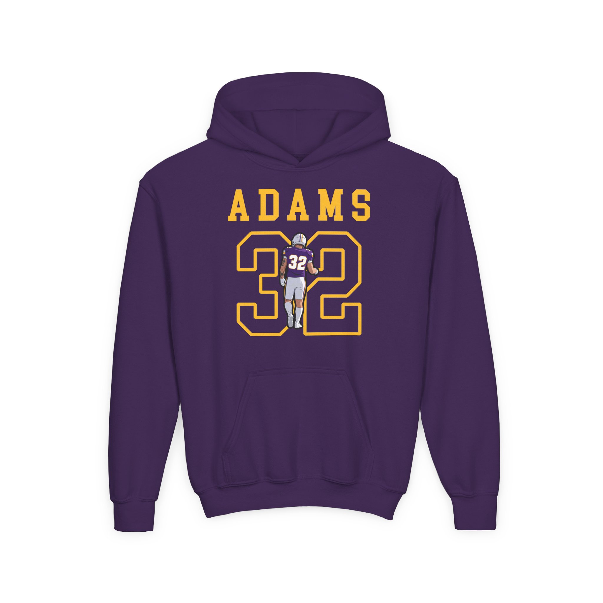 Youth Hoodie — character_shirsey in Purple