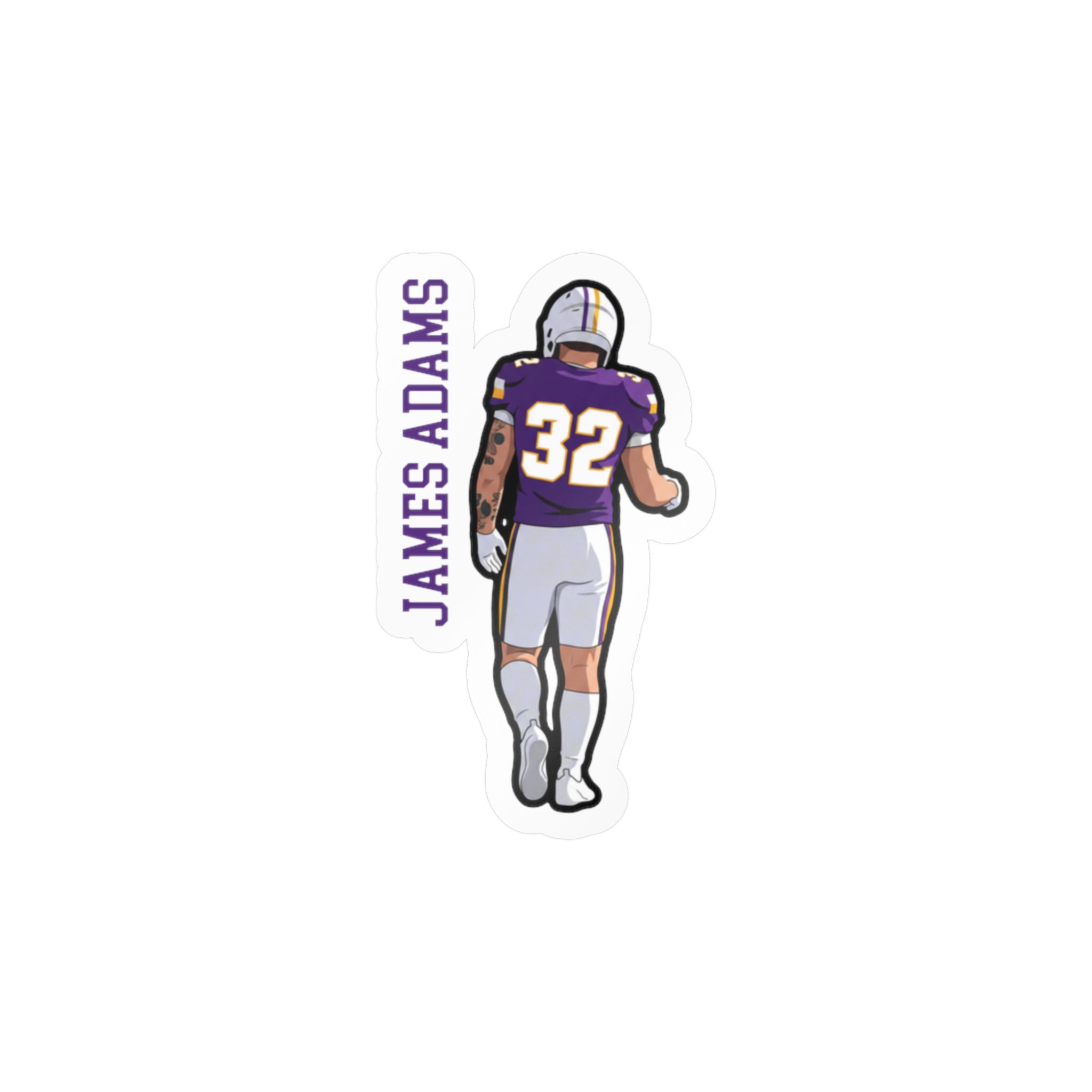 Vinyl Sticker — character_name_vertical in Classic