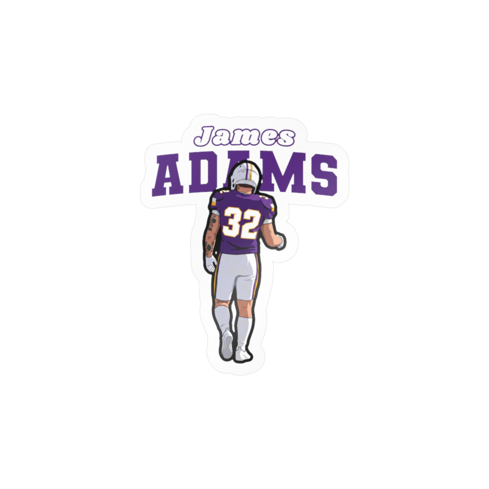 Vinyl Sticker — character_name_arch in Classic