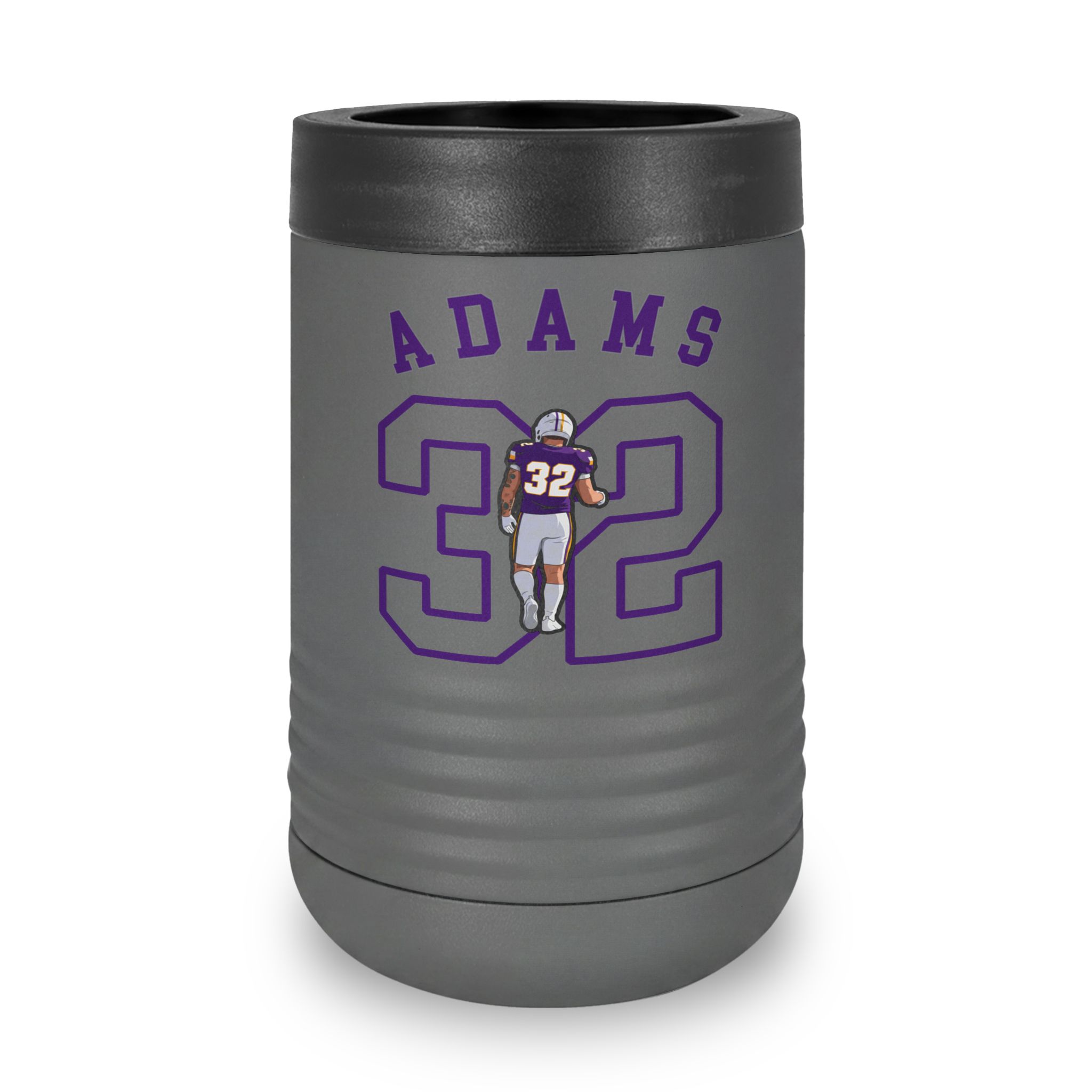Stainless Can Cooler — character_shirsey_arch in Grey