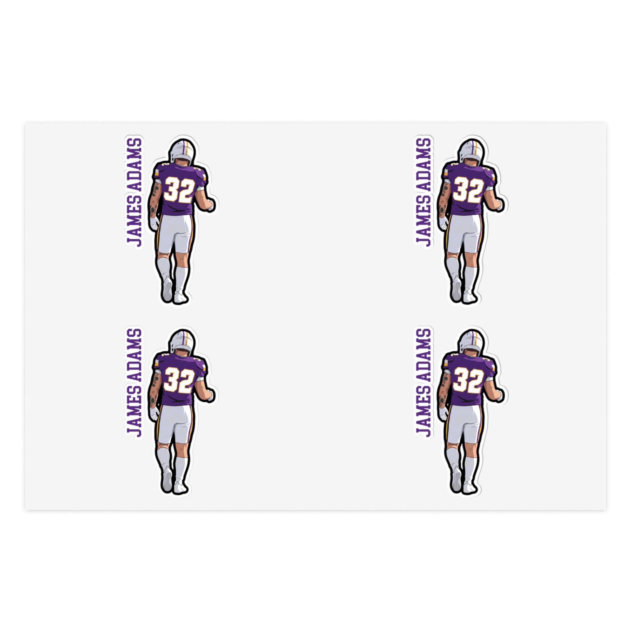 Sticker Sheet — character_name_vertical in Classic