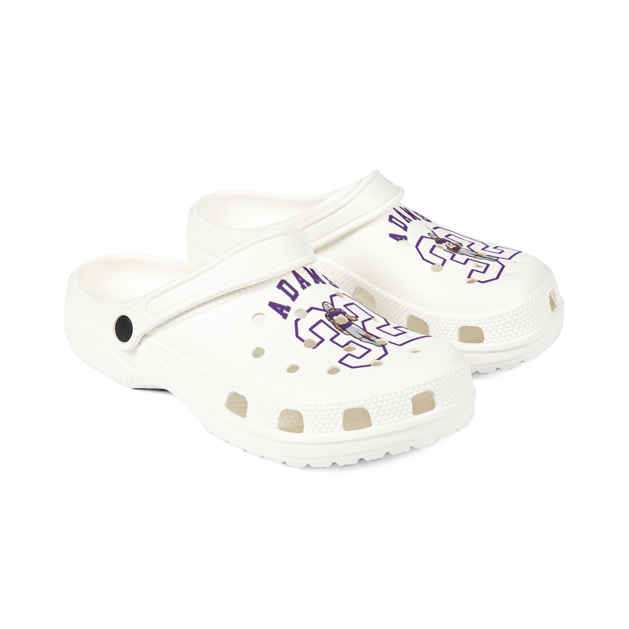 Rubber Clogs — character_shirsey_arch in White