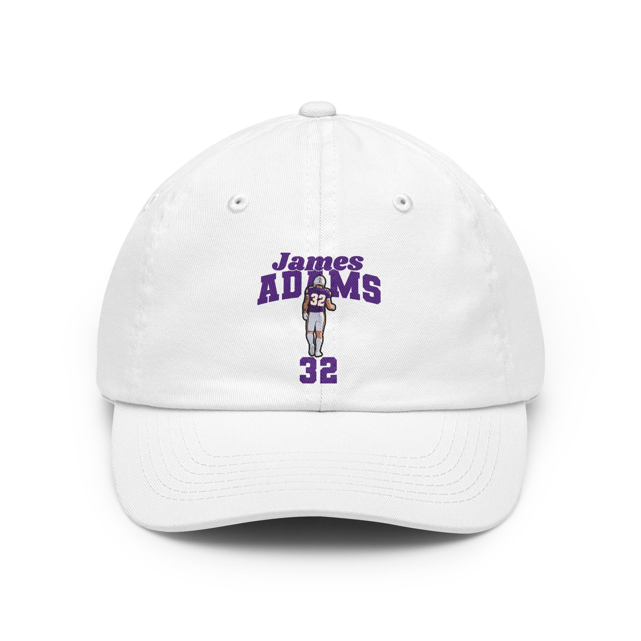 Classic Cap — character_signature_arch in White