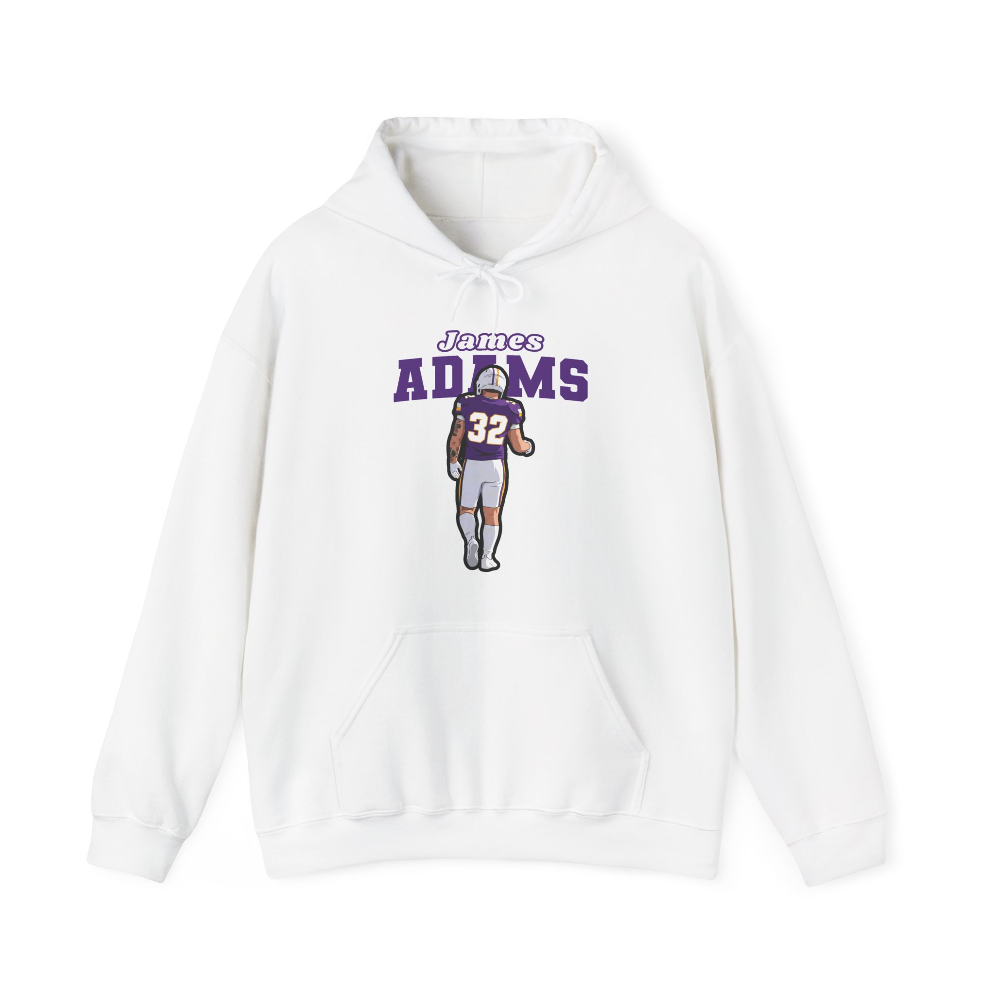 Hoodie — character_name_arch in White