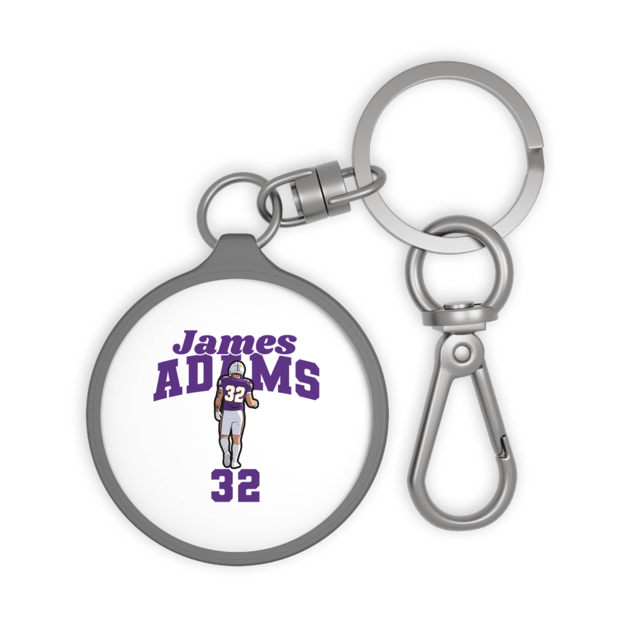 Keychain — character_signature_arch in Grey