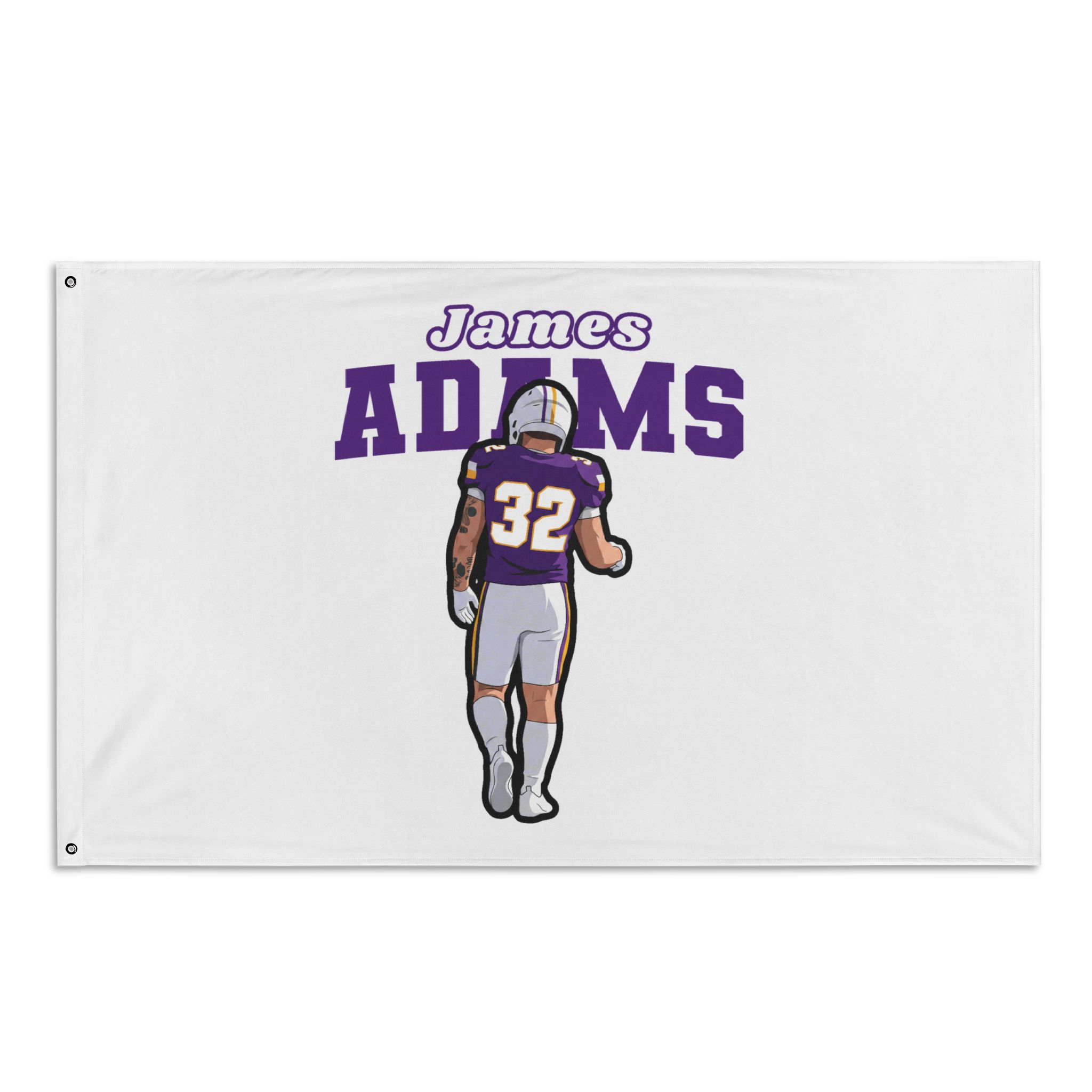 Flag (35 × 56 in) — character_name_arch in Classic