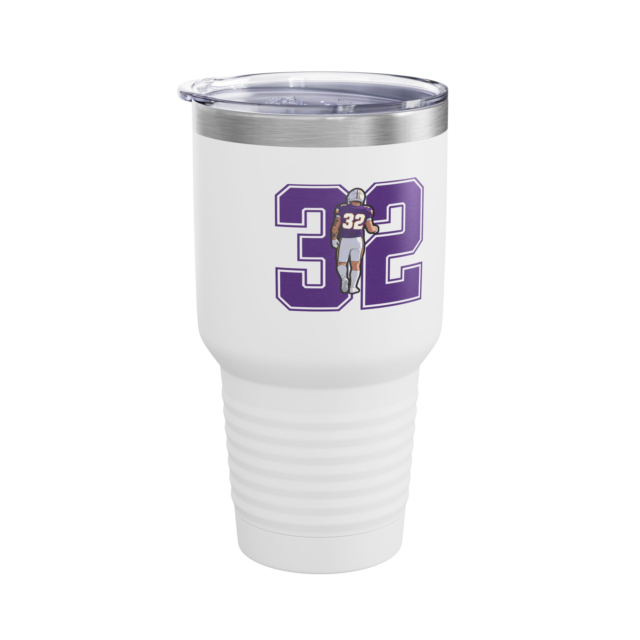 30oz Tumbler — character_number in White