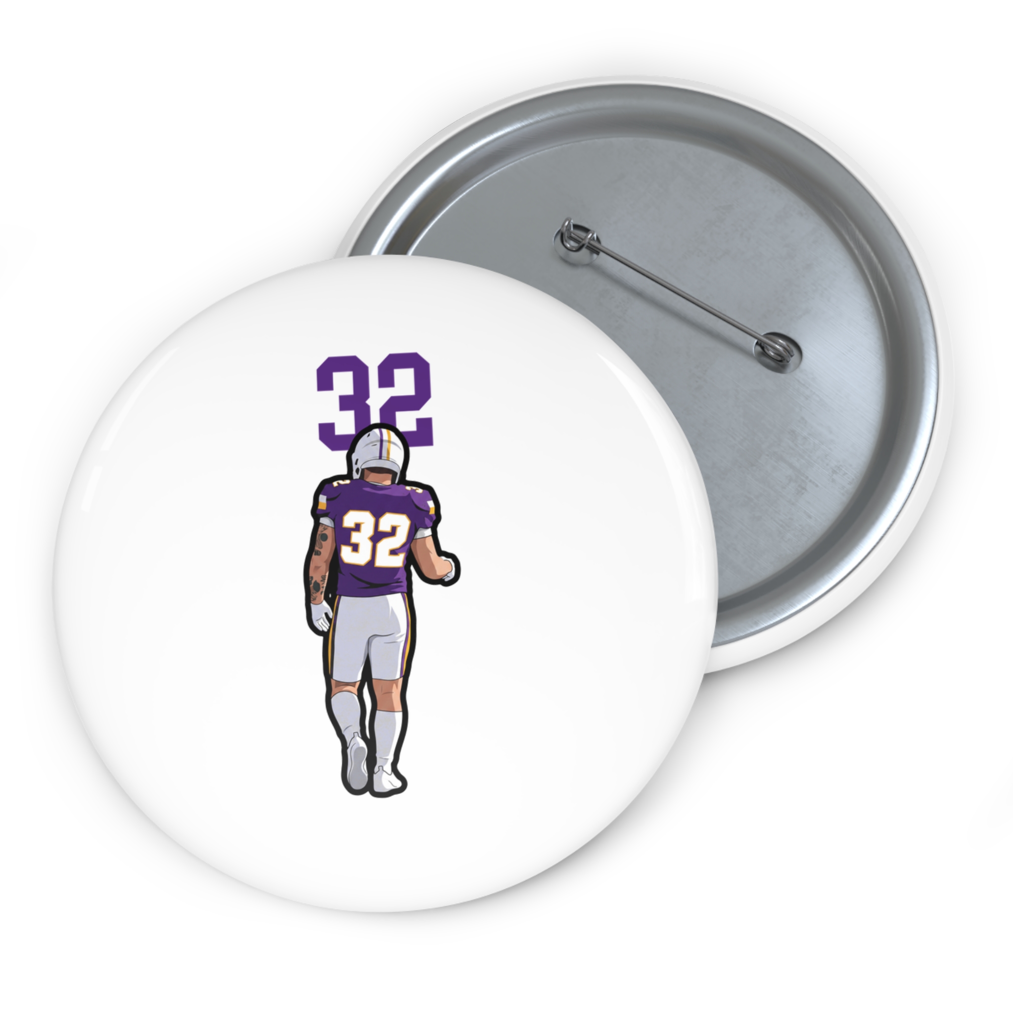 Game Day Pin — character_number_top in Classic