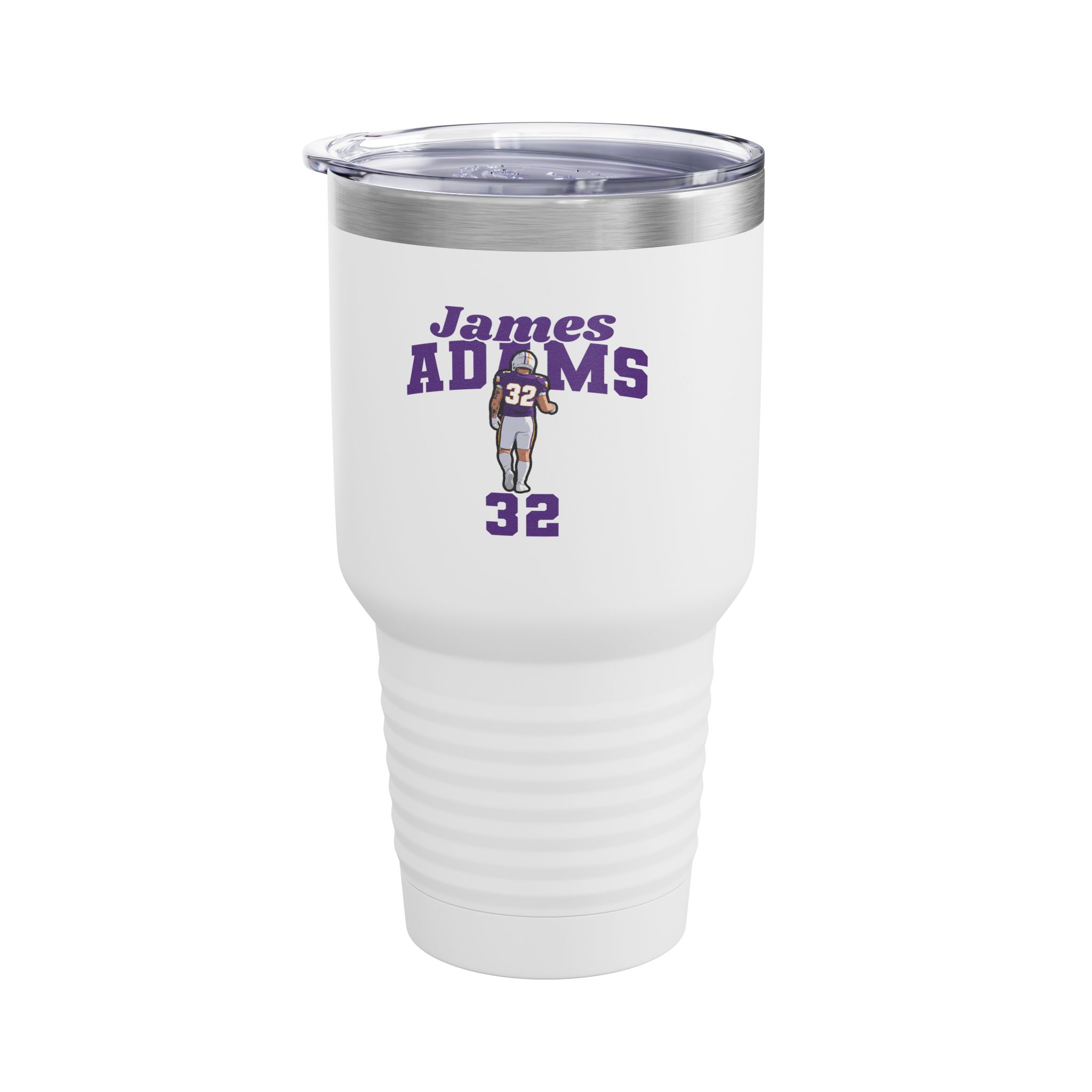 30oz Tumbler — character_signature_arch in White