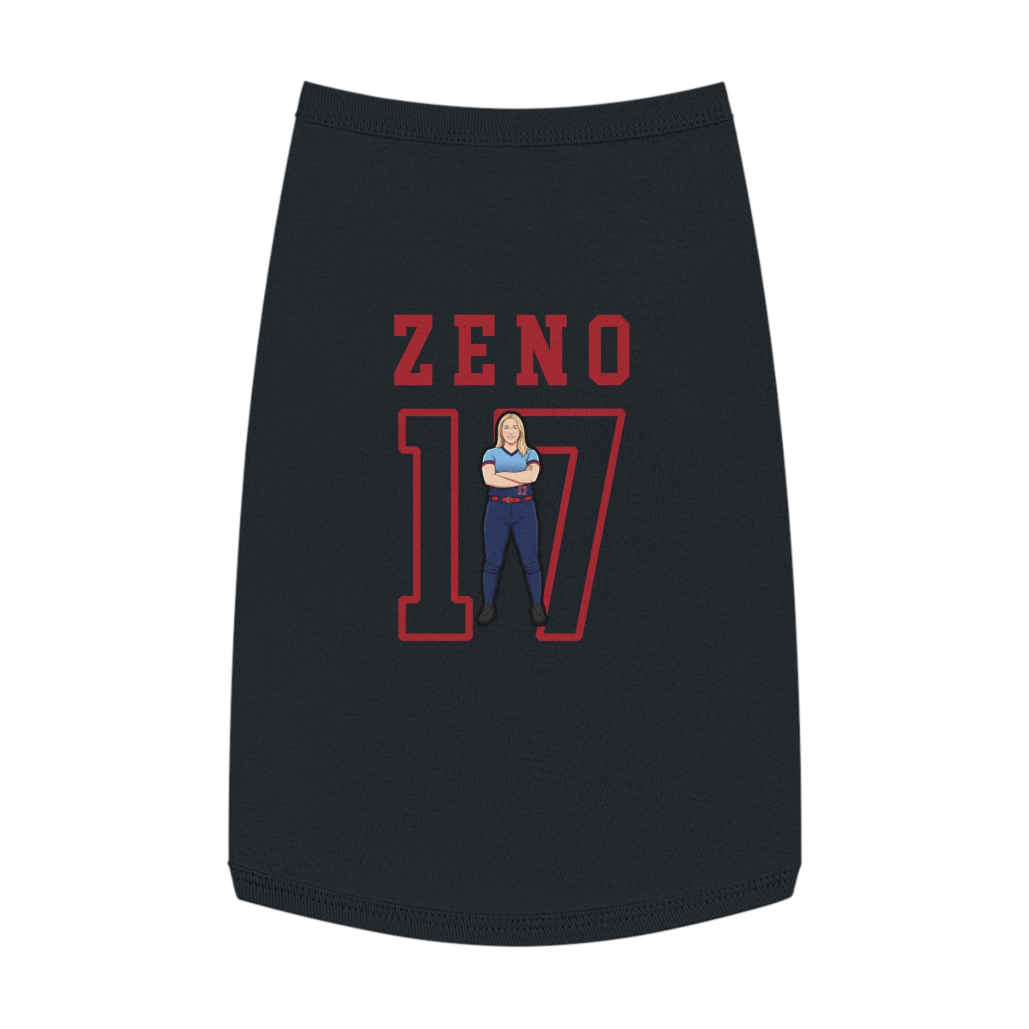 Pet Tank Top — character_shirsey in Black