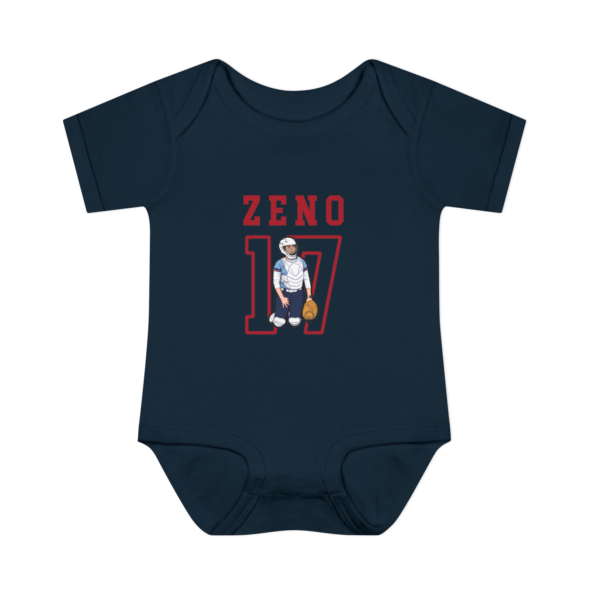 Baby Onesie — character_shirsey in Navy
