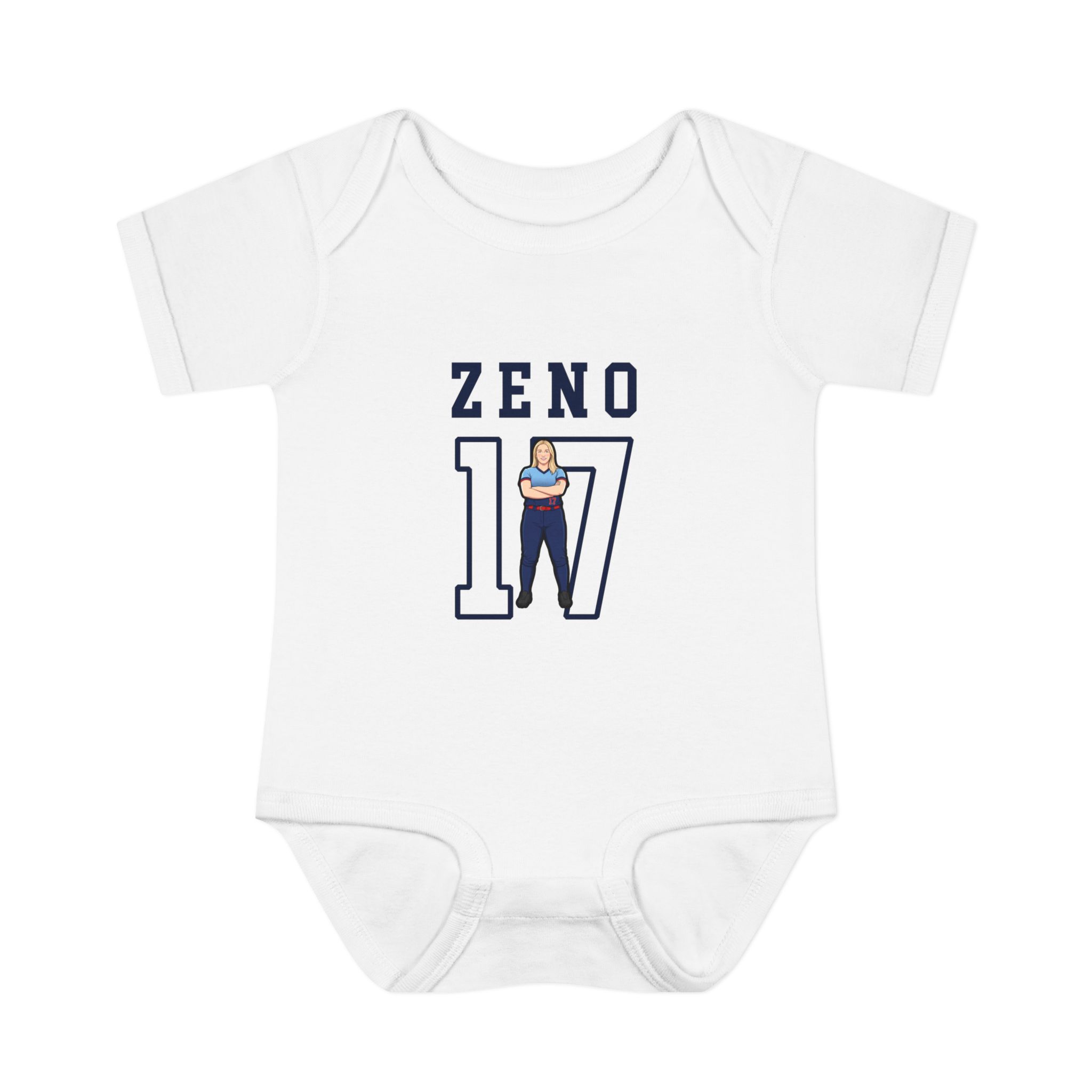Baby Onesie — character_shirsey in White