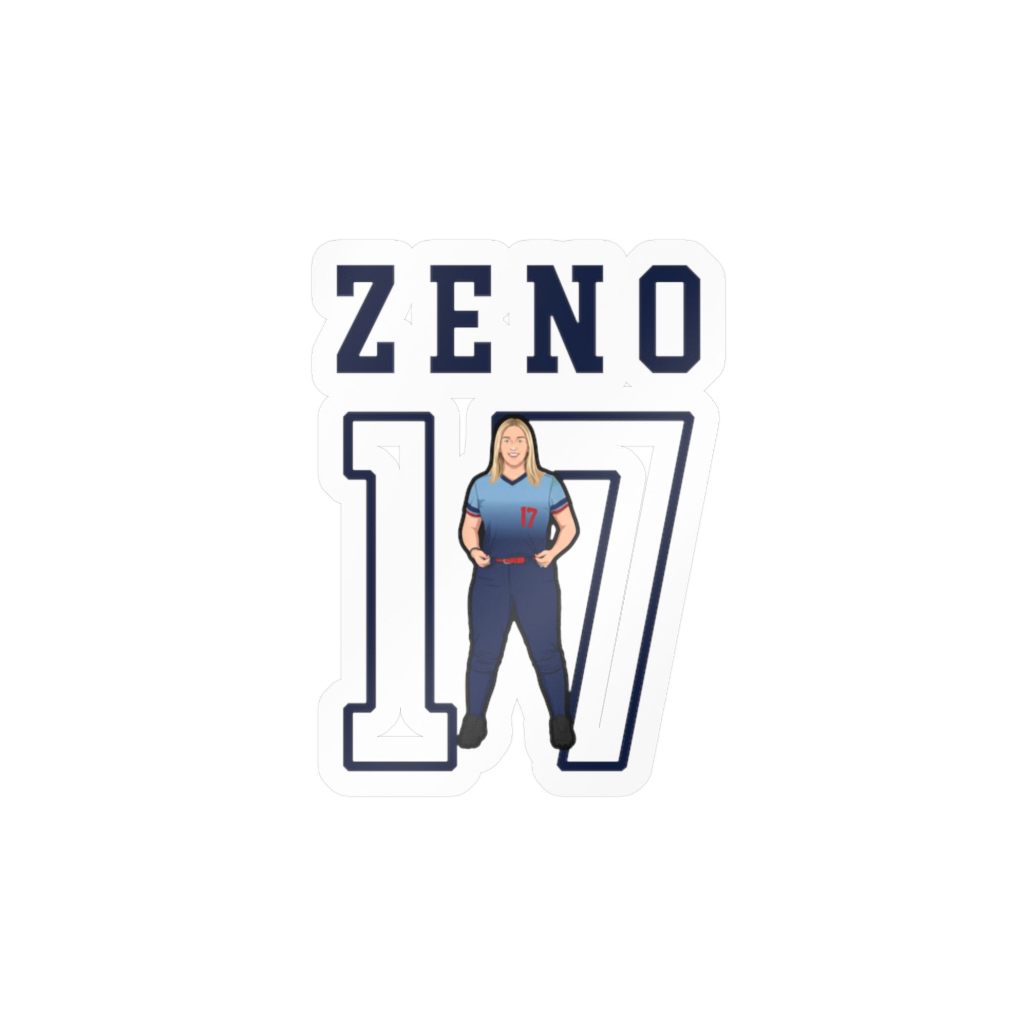Vinyl Sticker — character_shirsey in Classic