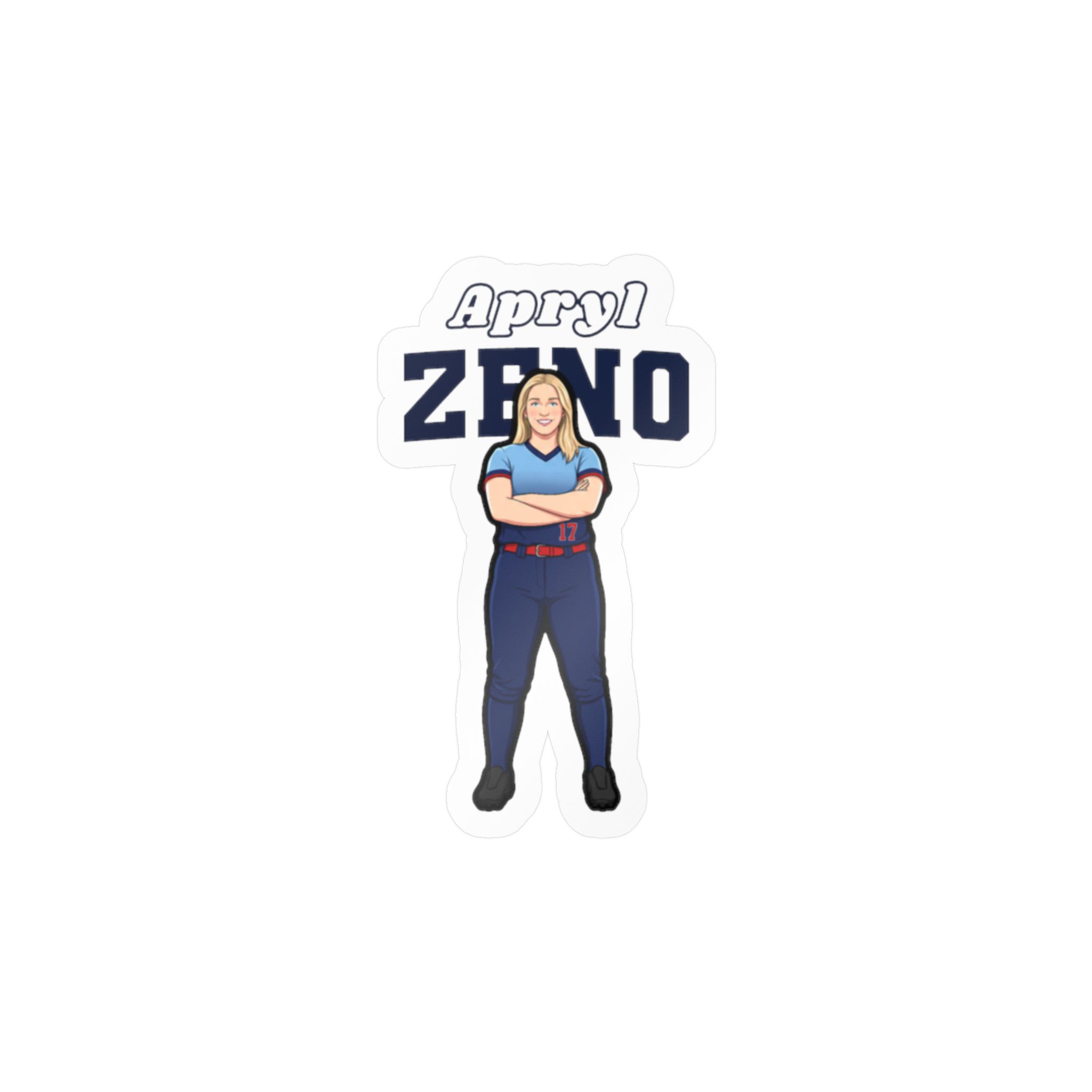 Vinyl Sticker — character_name_arch in Classic