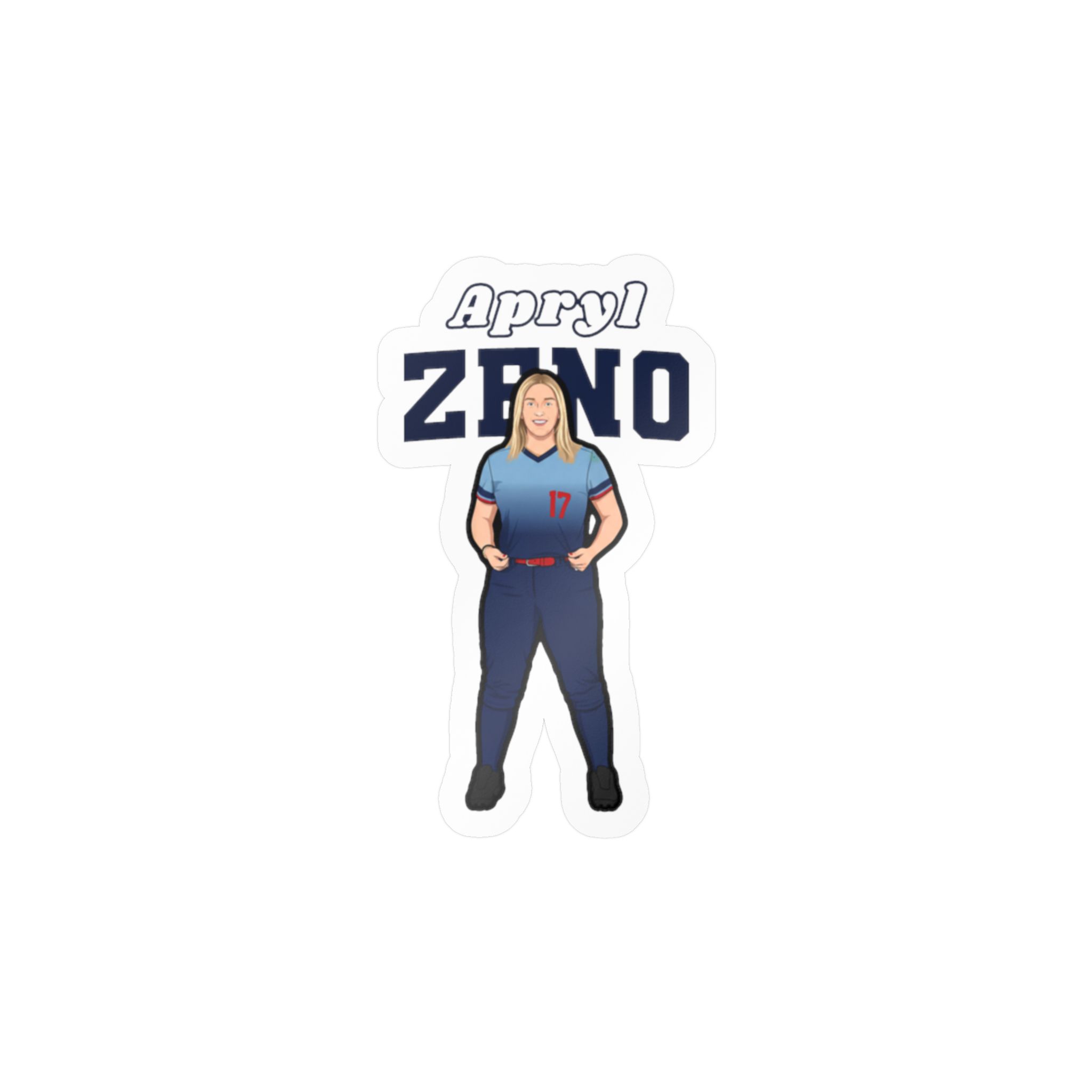 Vinyl Sticker — character_name_arch in Classic