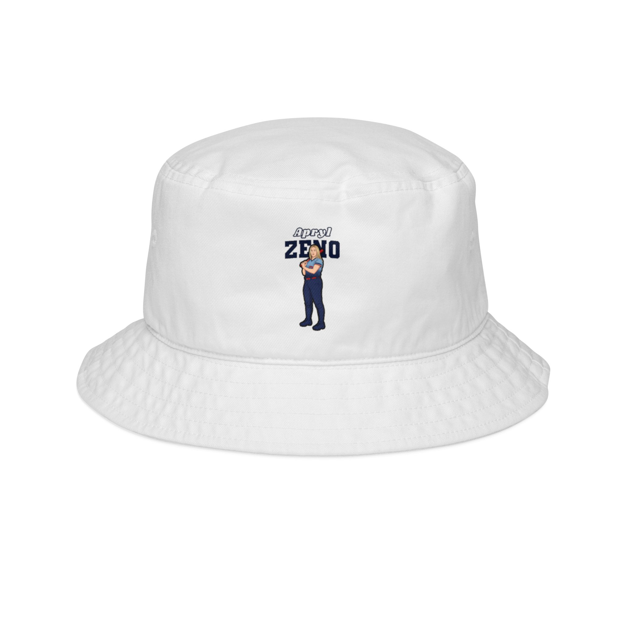 Bucket Hat — character_name_arch in White