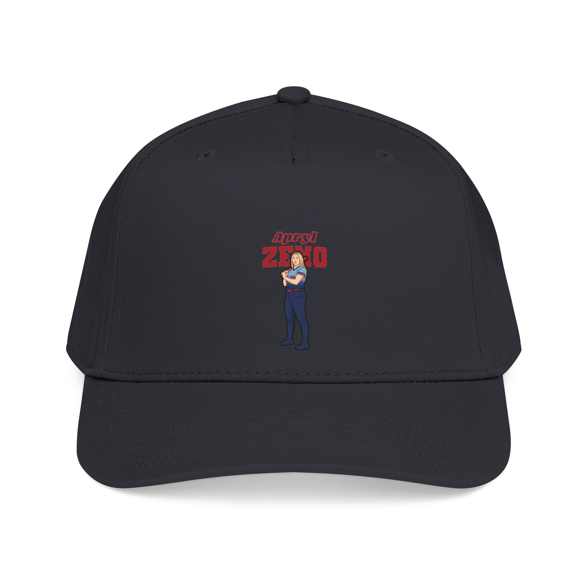 Baseball Cap — character_name_arch in Black