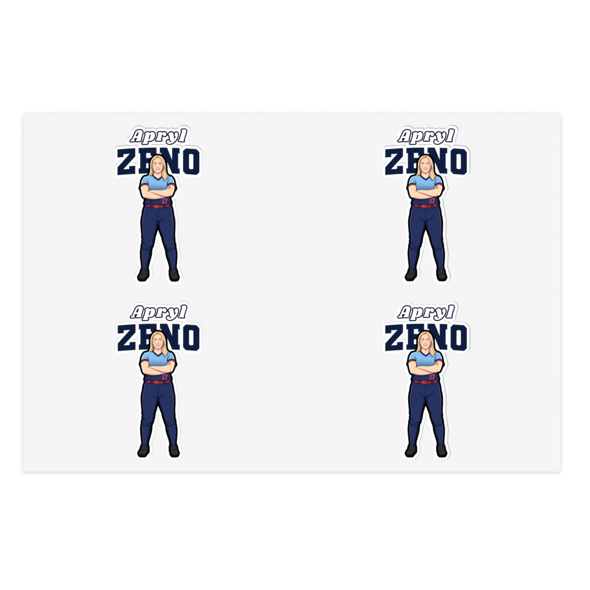 Sticker Sheet — character_name_arch in Classic