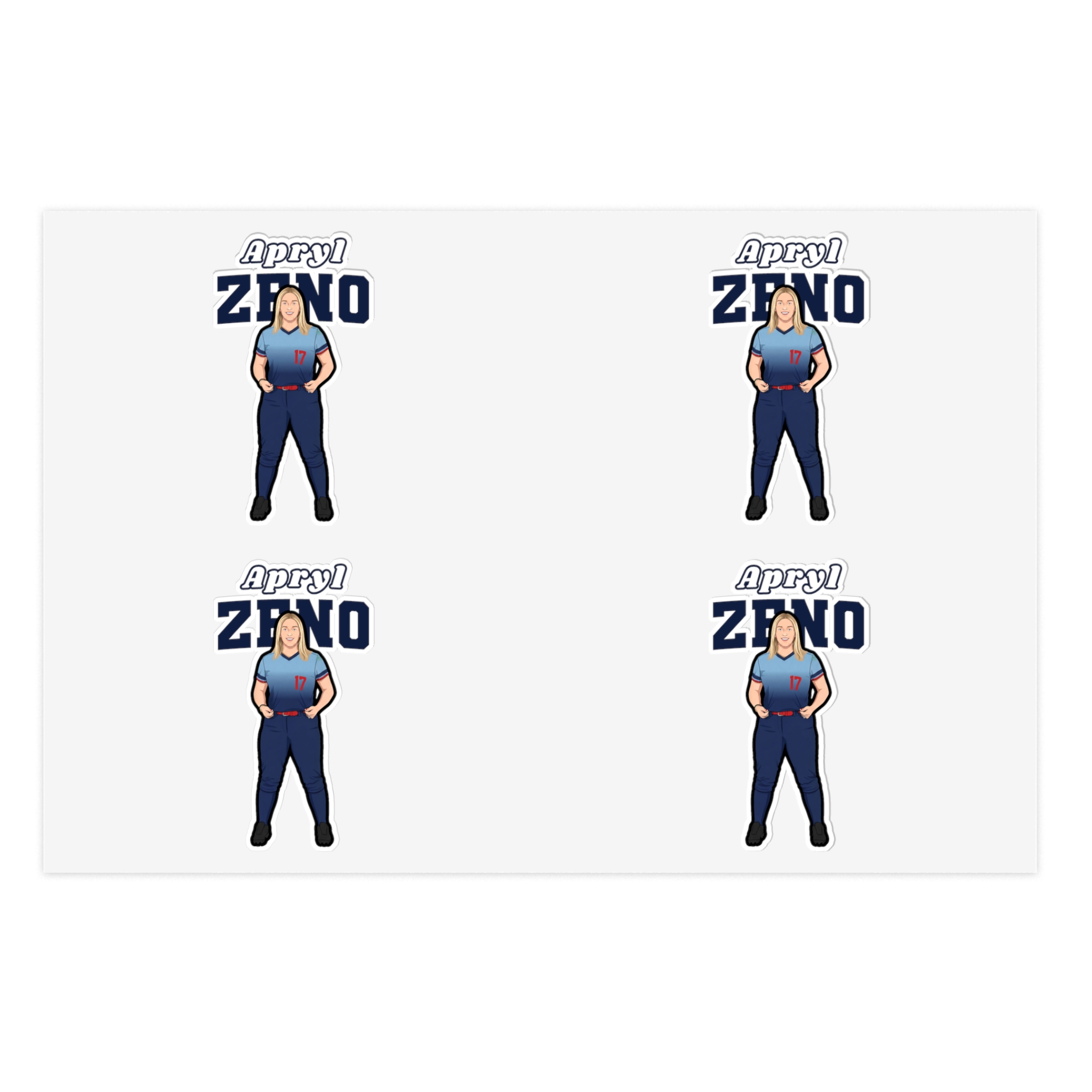 Sticker Sheet — character_name_arch in Classic