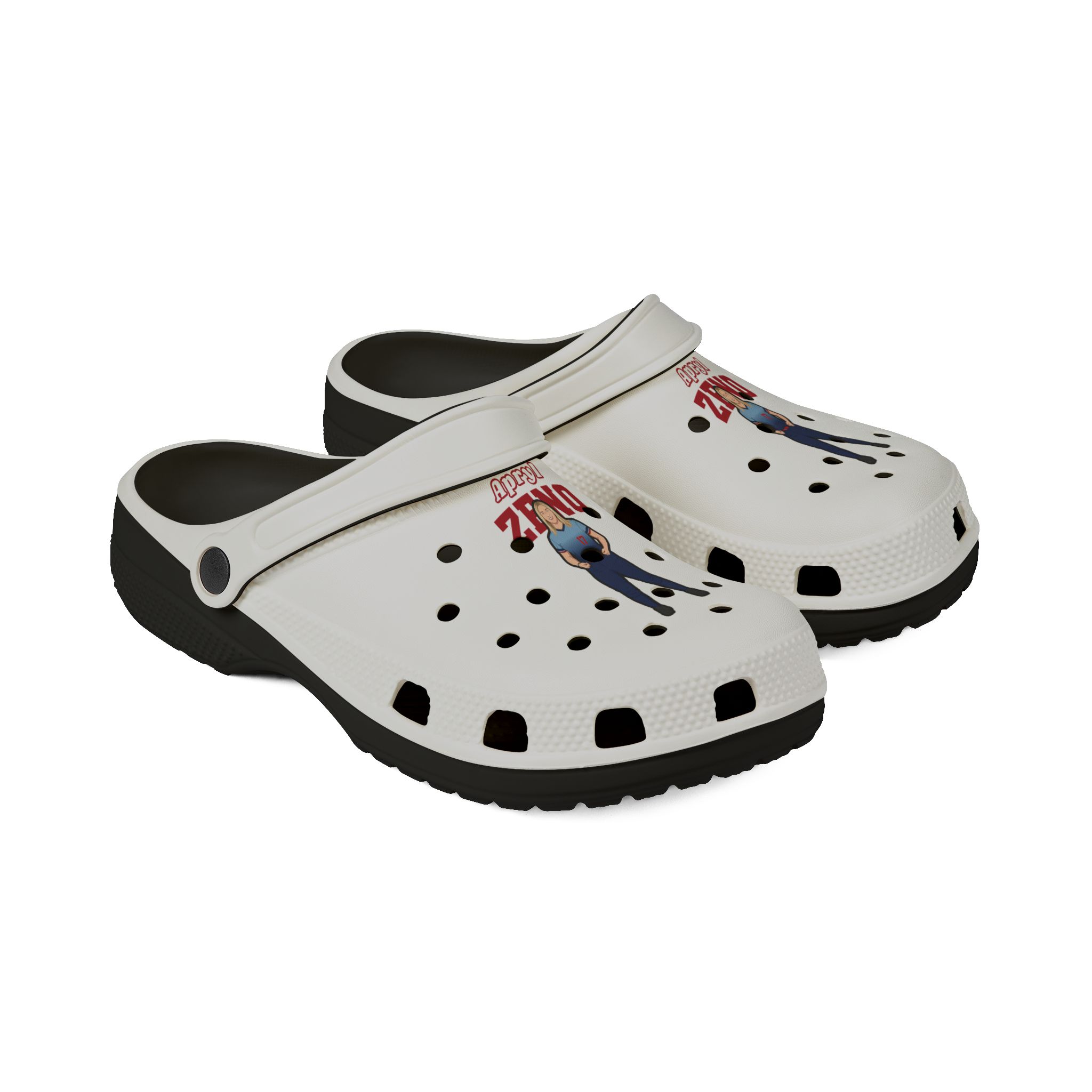 Rubber Clogs — character_name_arch in Black