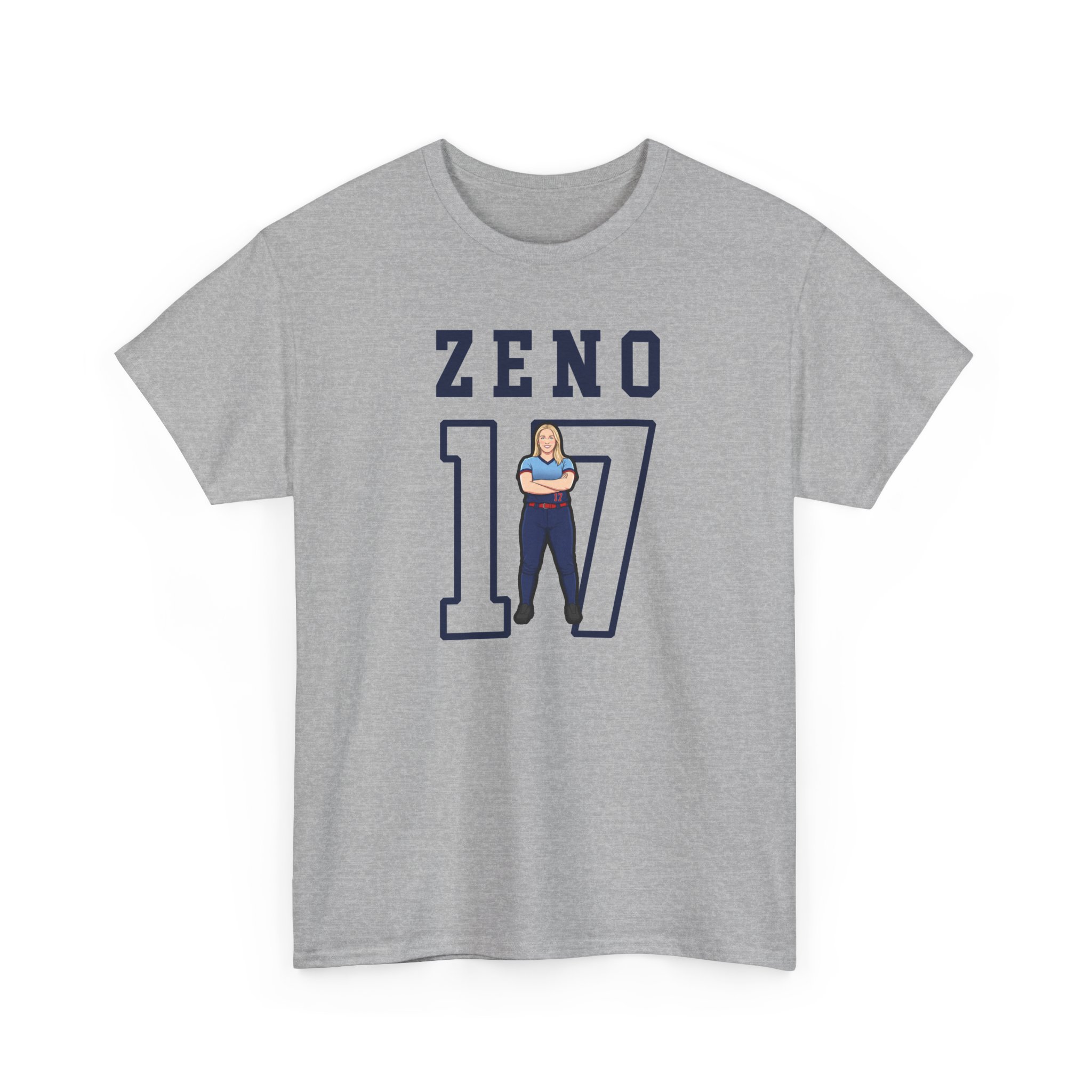 Tee — character_shirsey in Grey