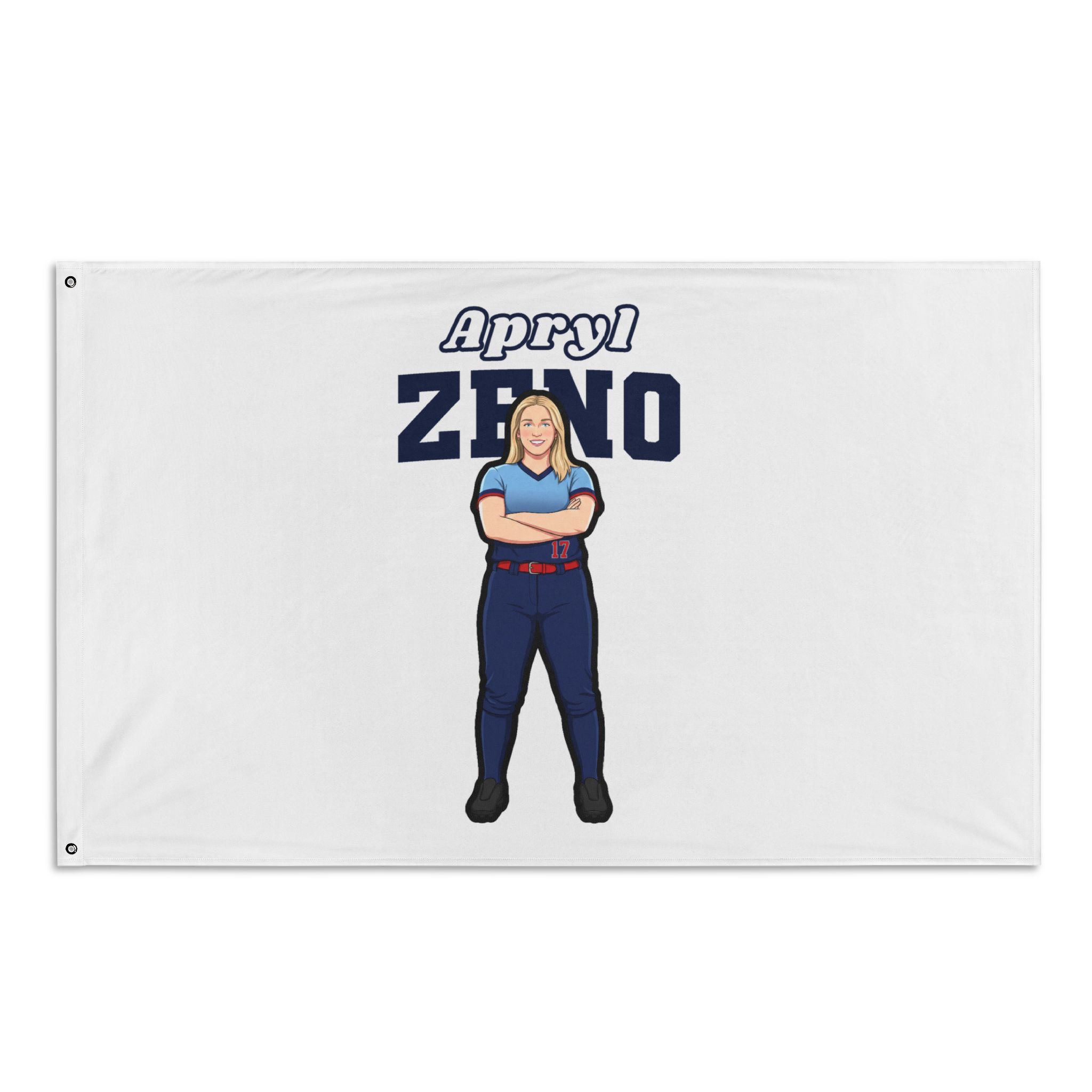 Flag (35 × 56 in) — character_name_arch in Classic