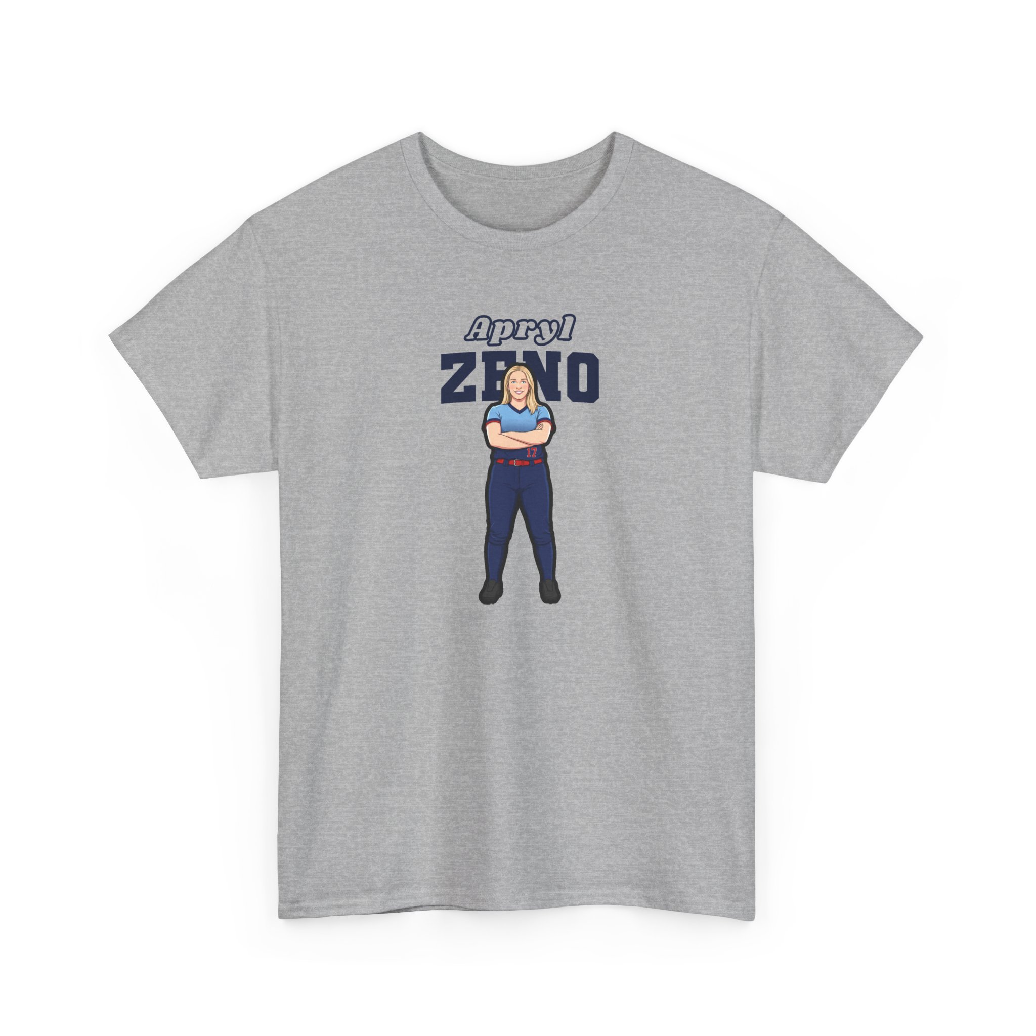 Tee — character_name_arch in Grey